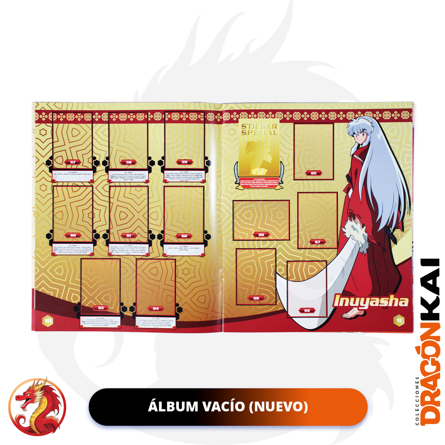 Álbum Enciclopedia Inuyasha + Set completo a pegar
