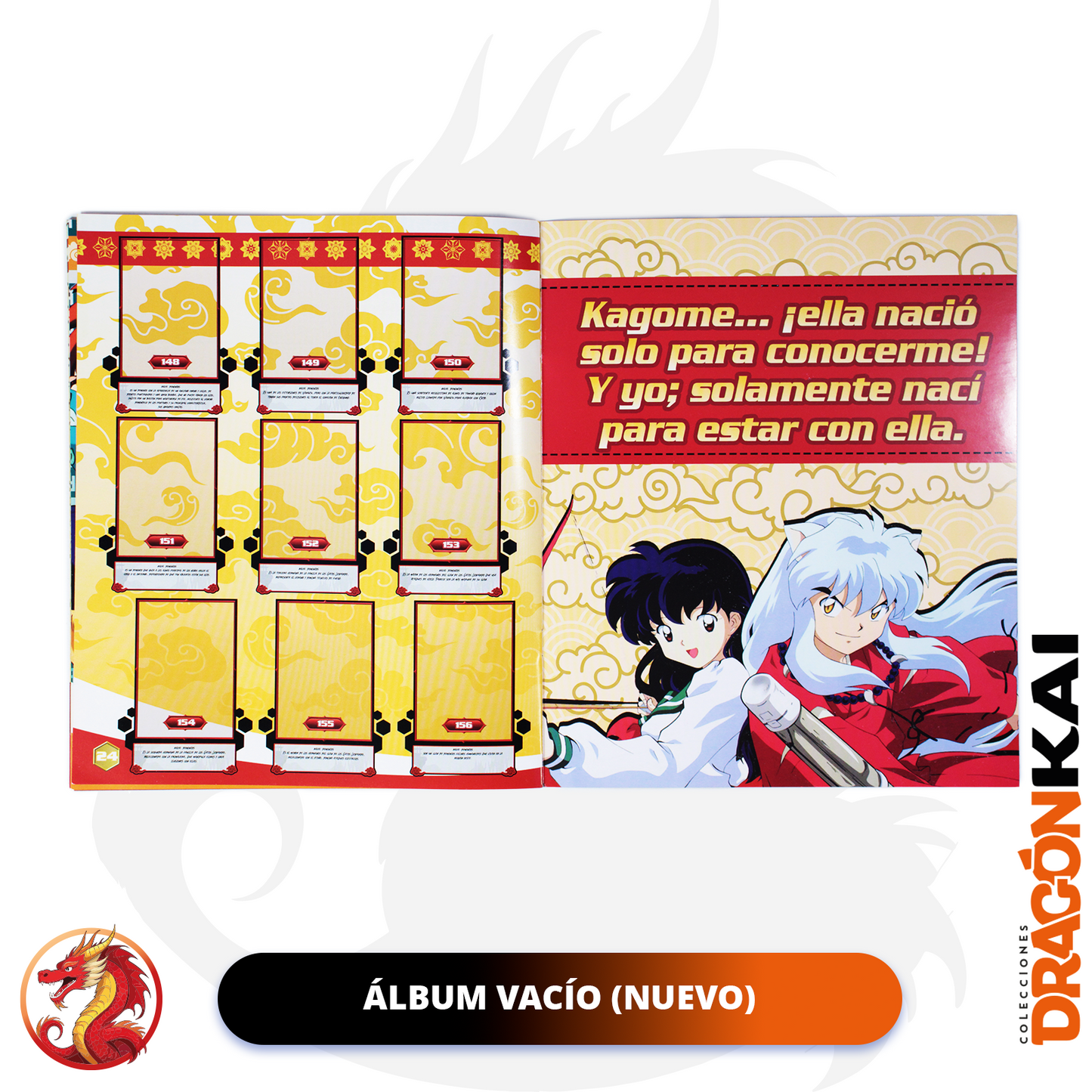 Álbum Enciclopedia Inuyasha + Set completo a pegar