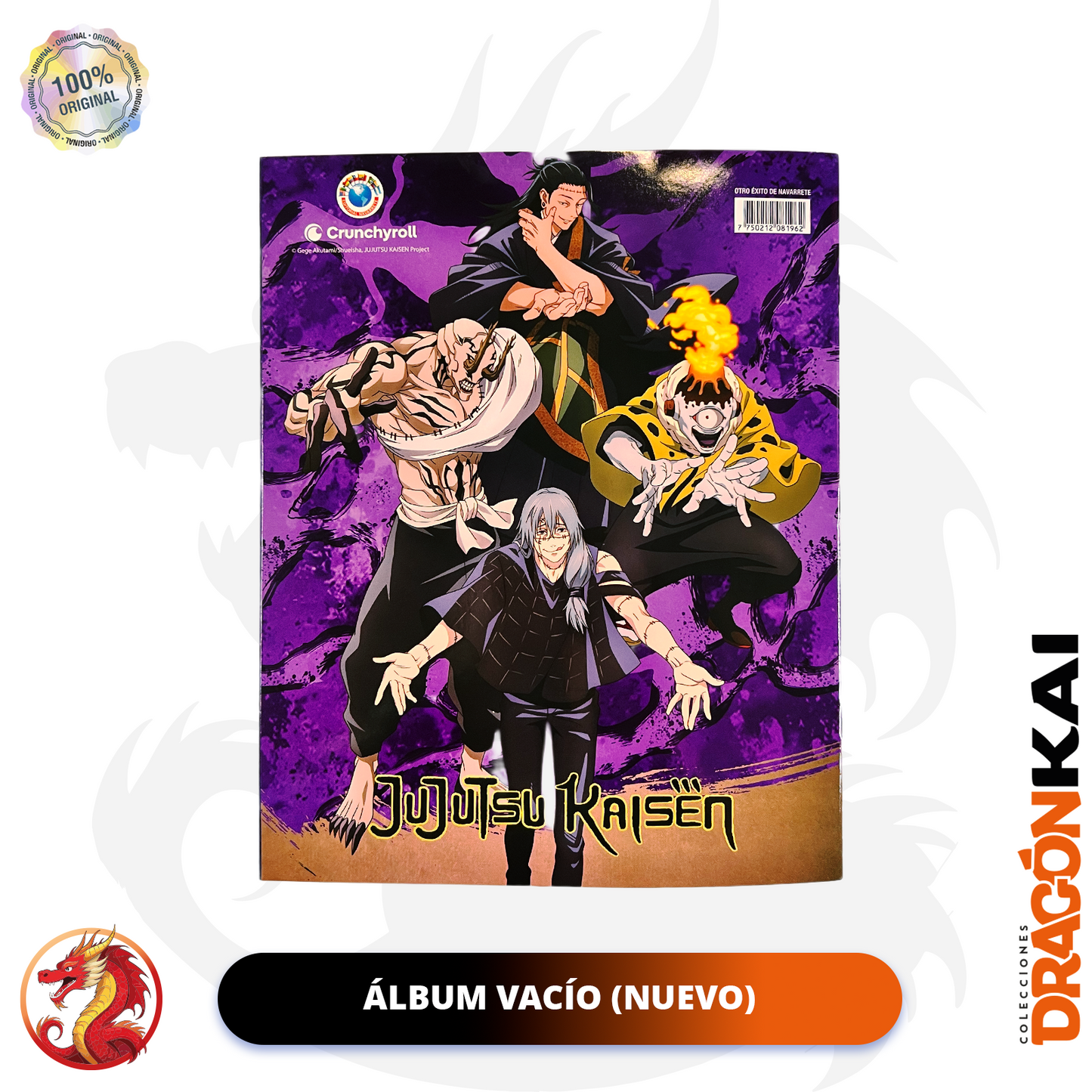 Álbum Jujutsu Kaisen (Navarrete) + Set completo a pegar