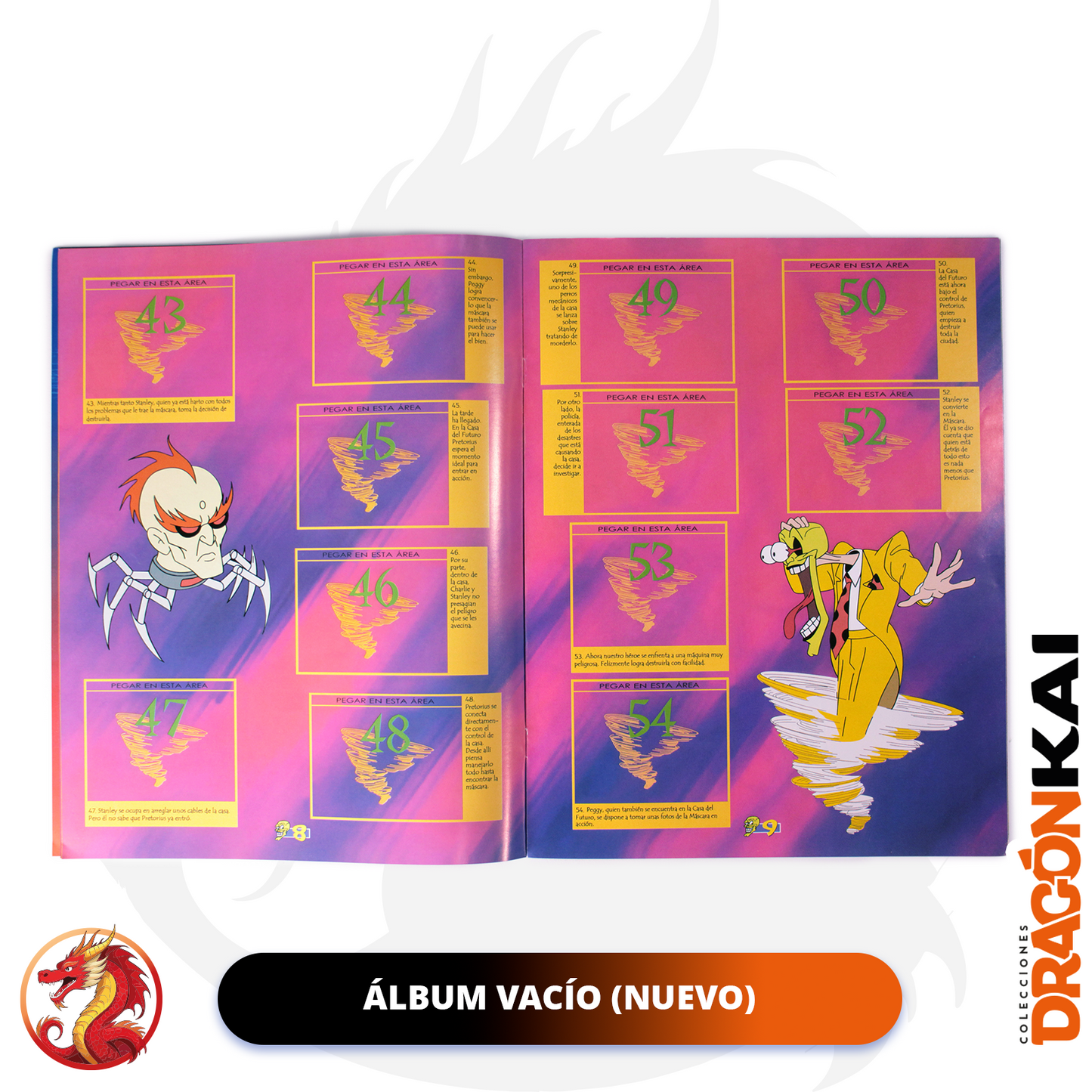 Álbum La Máscara (Re. Navarrete) + Set completo a pegar