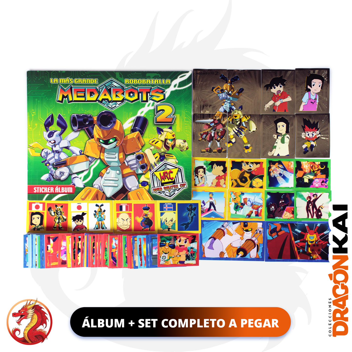 Álbum Medabots 2 (Re. Navarrete) + Set completo a pegar