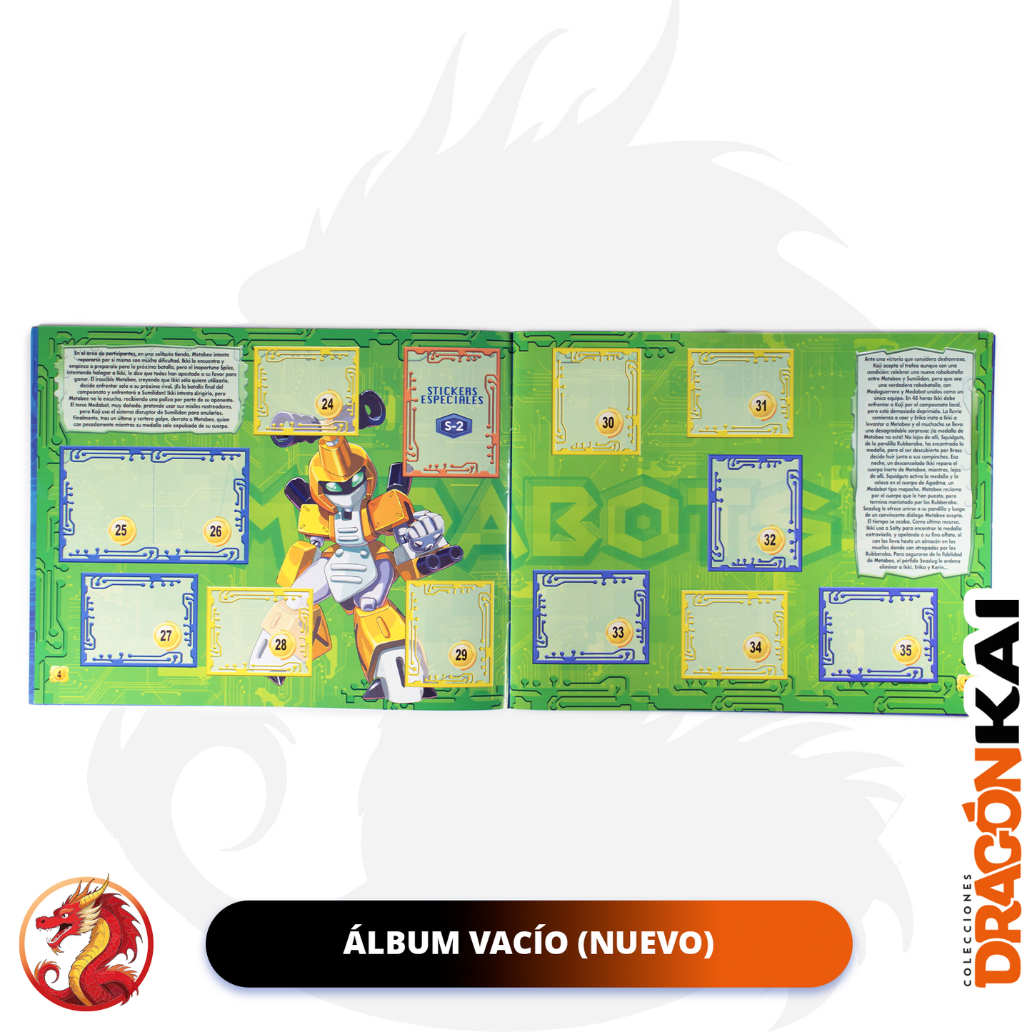 Álbum Medabots 2 (Re. Navarrete) + Set completo a pegar