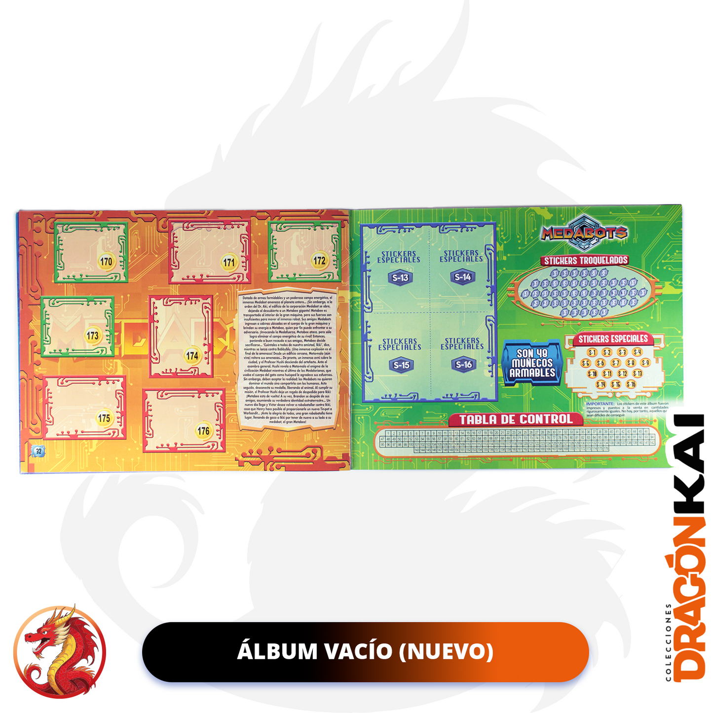 Álbum Medabots 2 (Re. Navarrete) + Set completo a pegar