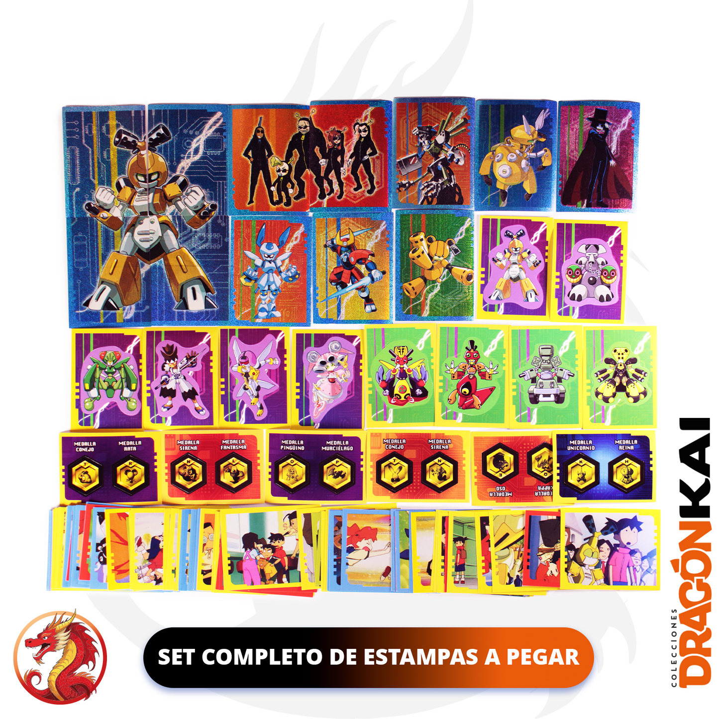 Álbum Medabots (Re. Navarrete) + Set completo a pegar