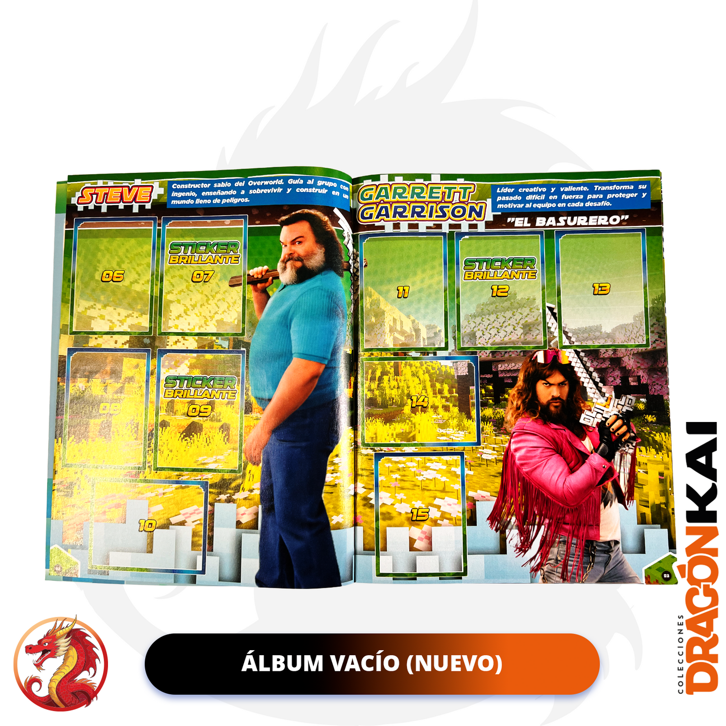 Álbum Minecraft: La Película (Woow Stickers) + Set completo a pegar