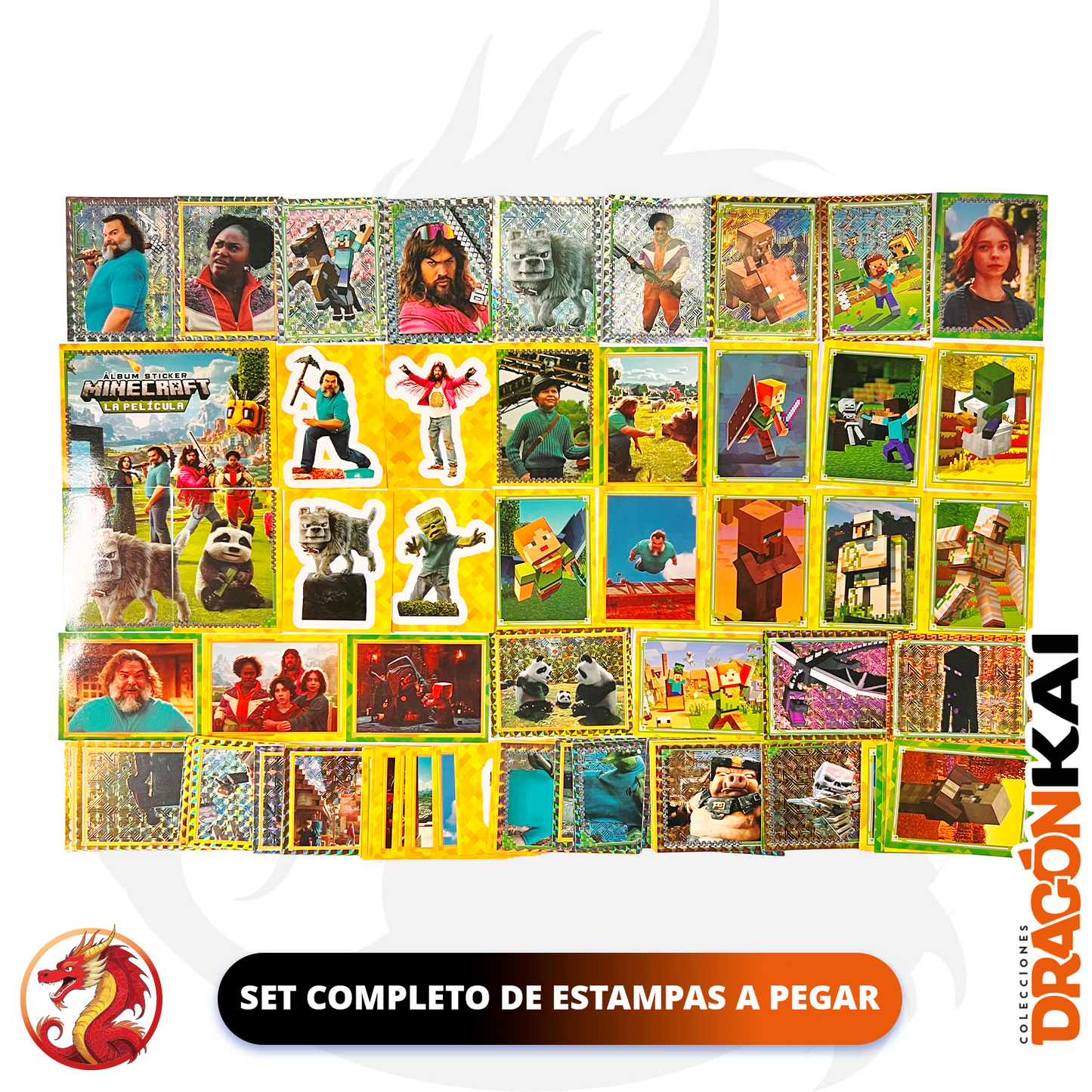 Álbum Minecraft: La Película (Woow Stickers) + Set completo a pegar