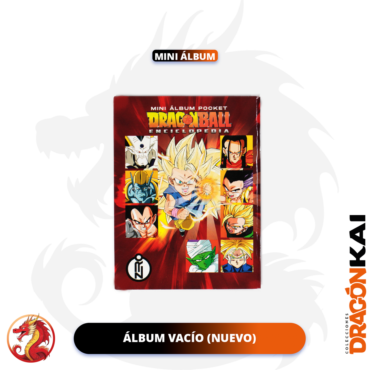 Mini Álbum Pocket Enciclopedia Dragon Ball (Re. Navarrete) + Set completo a pegar