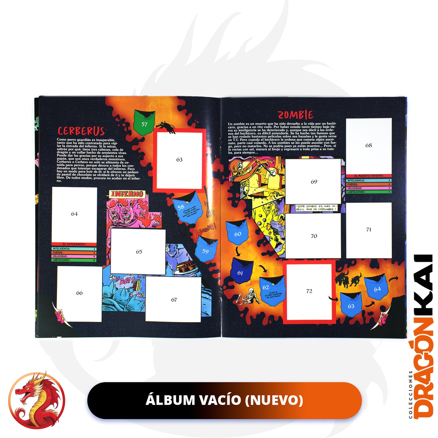 Álbum Monster En Mi Bolsillo (Re. Salo) + Set completo a pegar