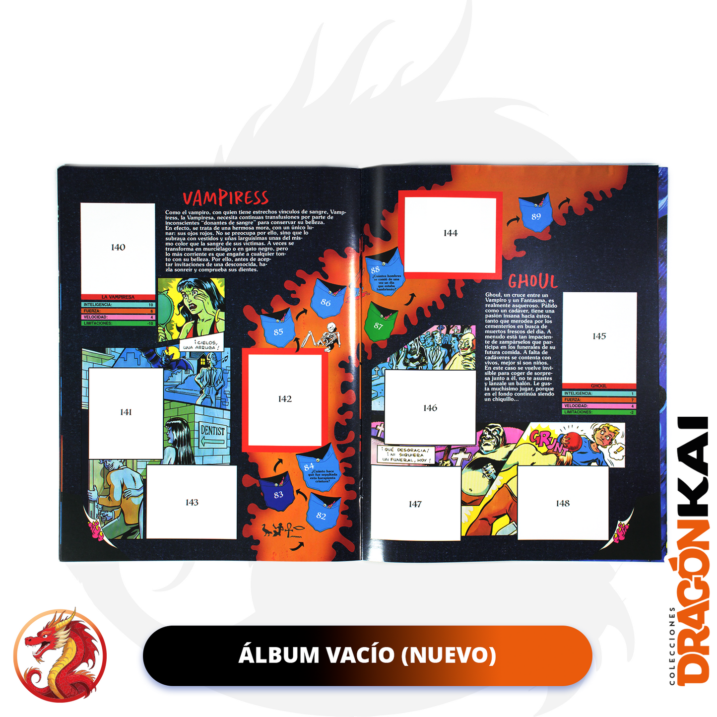 Álbum Monster En Mi Bolsillo (Re. Salo) + Set completo a pegar