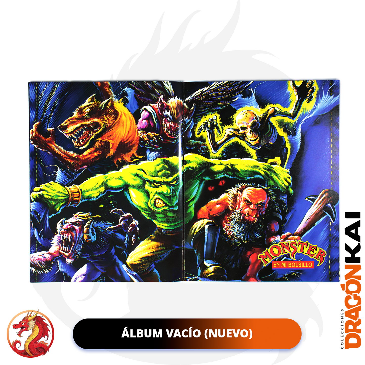 Álbum Monster En Mi Bolsillo (Re. Salo) + Set completo a pegar