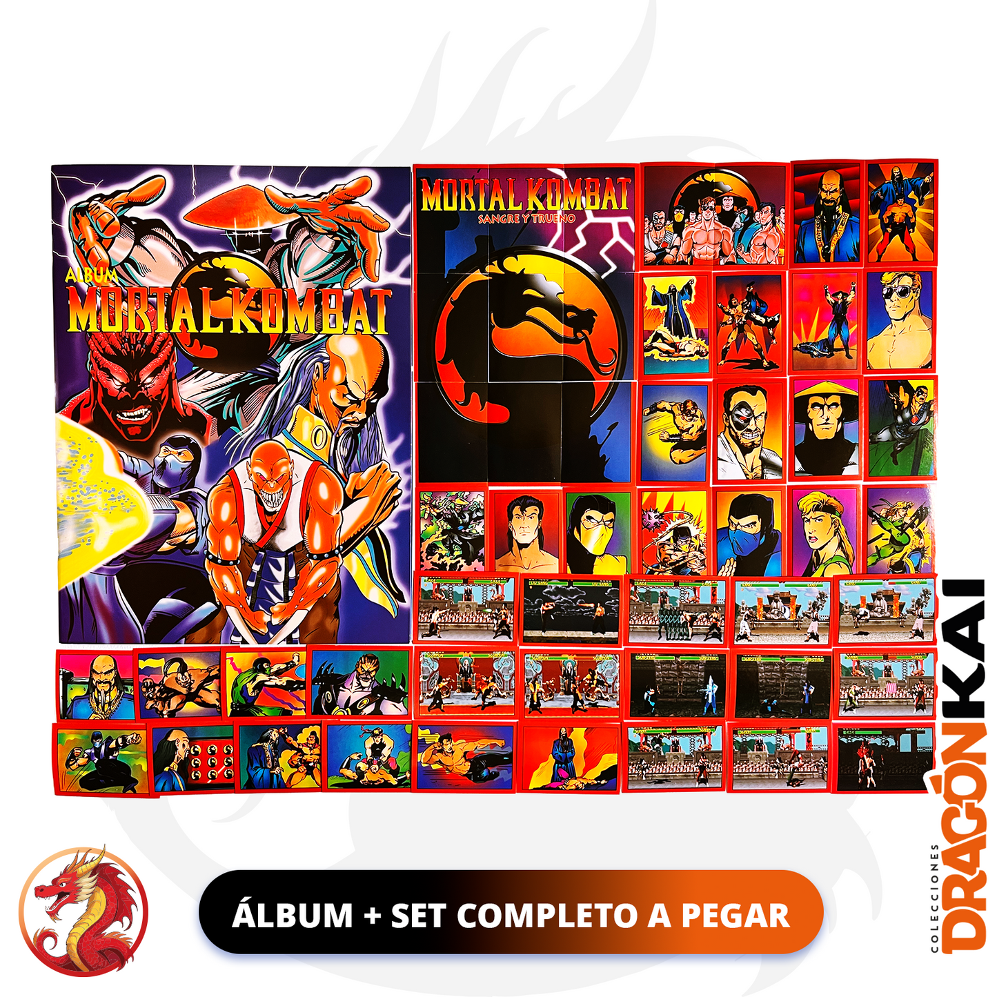 Álbum Mortal Kombat (Re. Salo) + Set completo a pegar