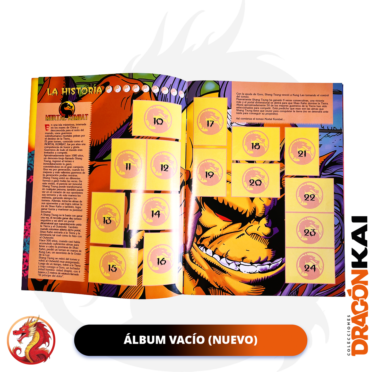 Álbum Mortal Kombat (Re. Salo) + Set completo a pegar