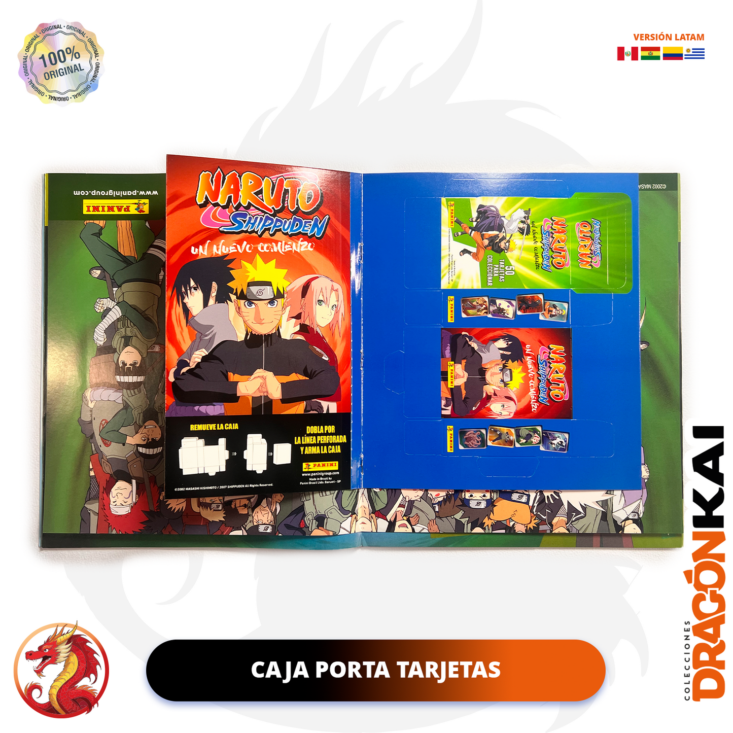 Álbum Naruto Shippuden: Un nuevo comienzo (Panini) + Set completo a pegar