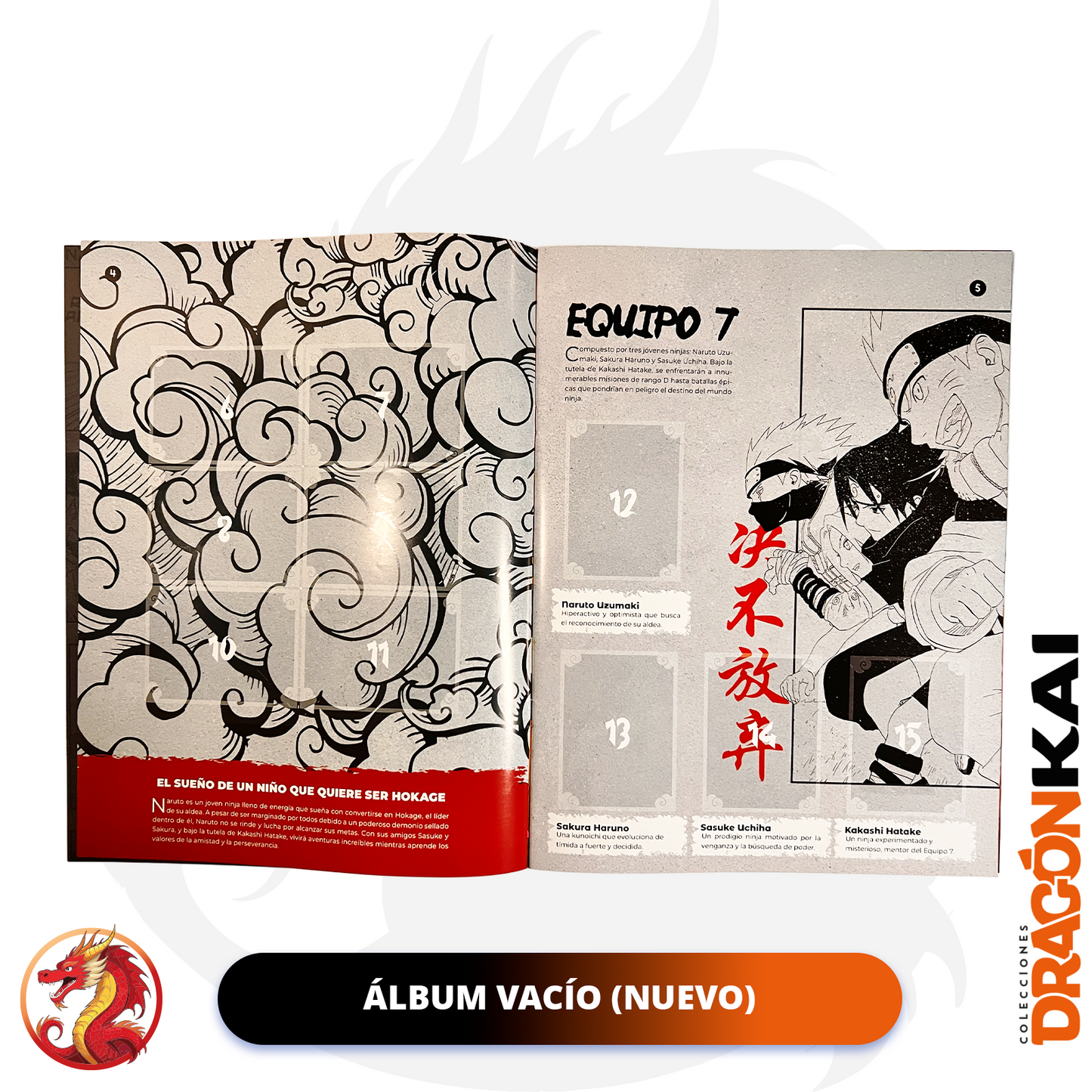Álbum Naruto + Set completo a pegar