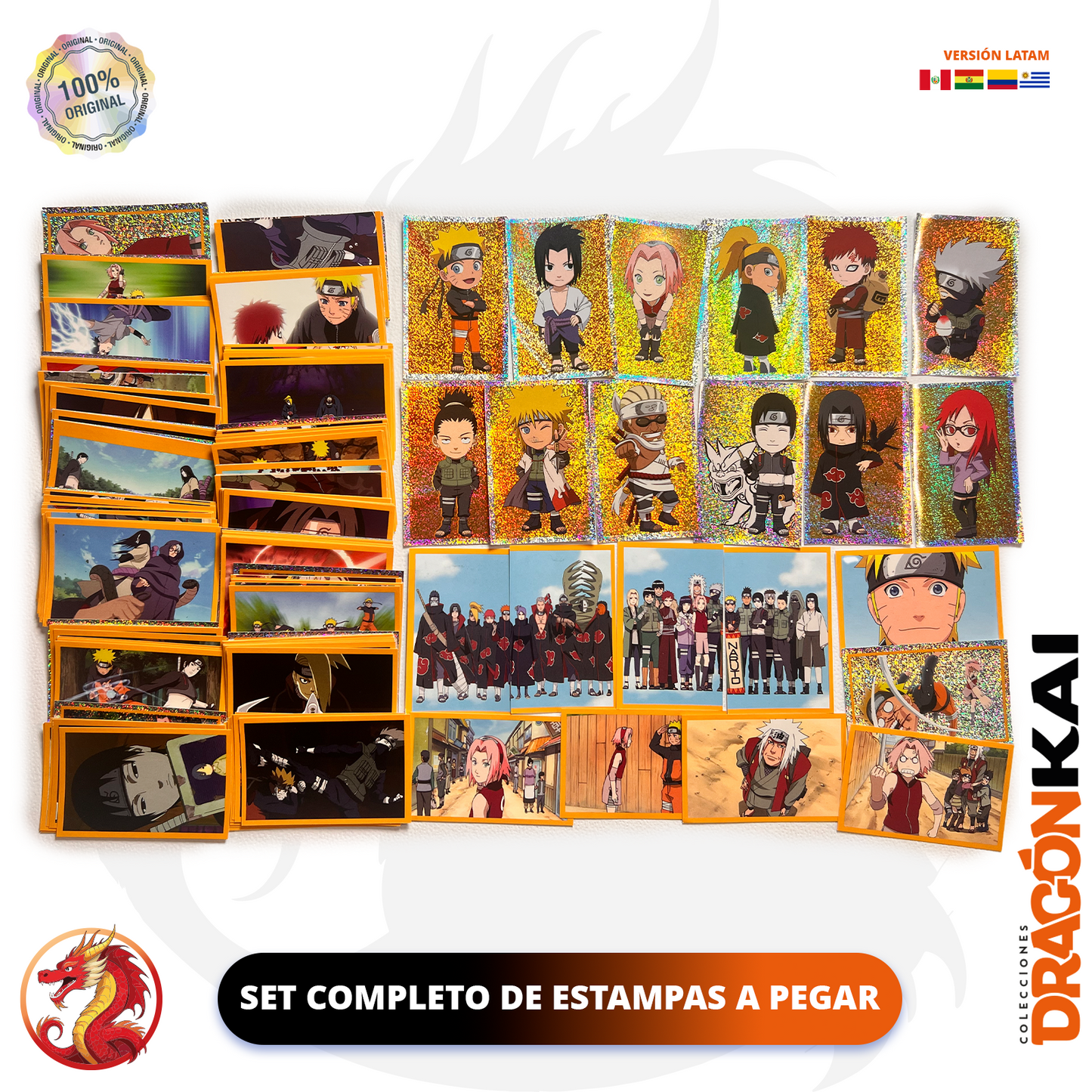 Álbum Naruto Shippuden: Un nuevo comienzo (Panini) + Set completo a pegar