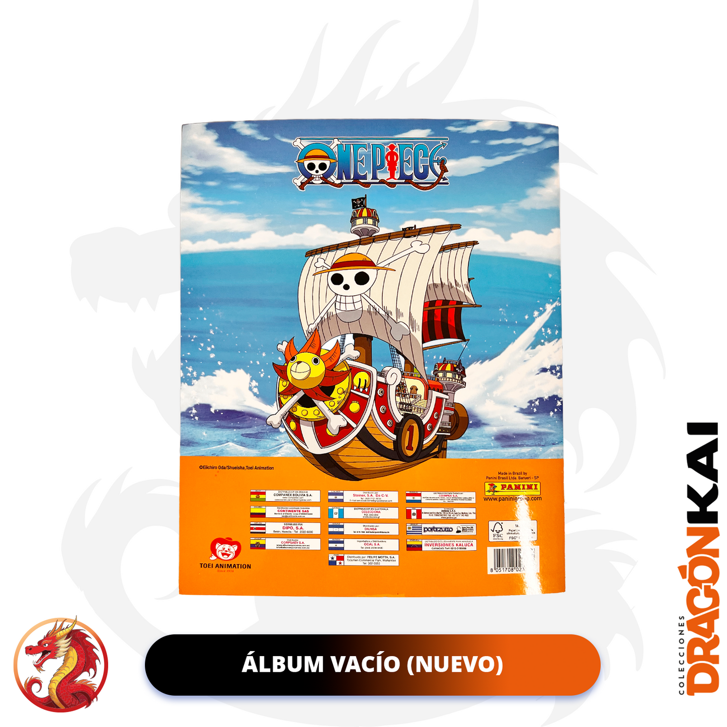 Álbum One Piece: Rumbo a Egghead (Panini 2025) + Set completo a pegar