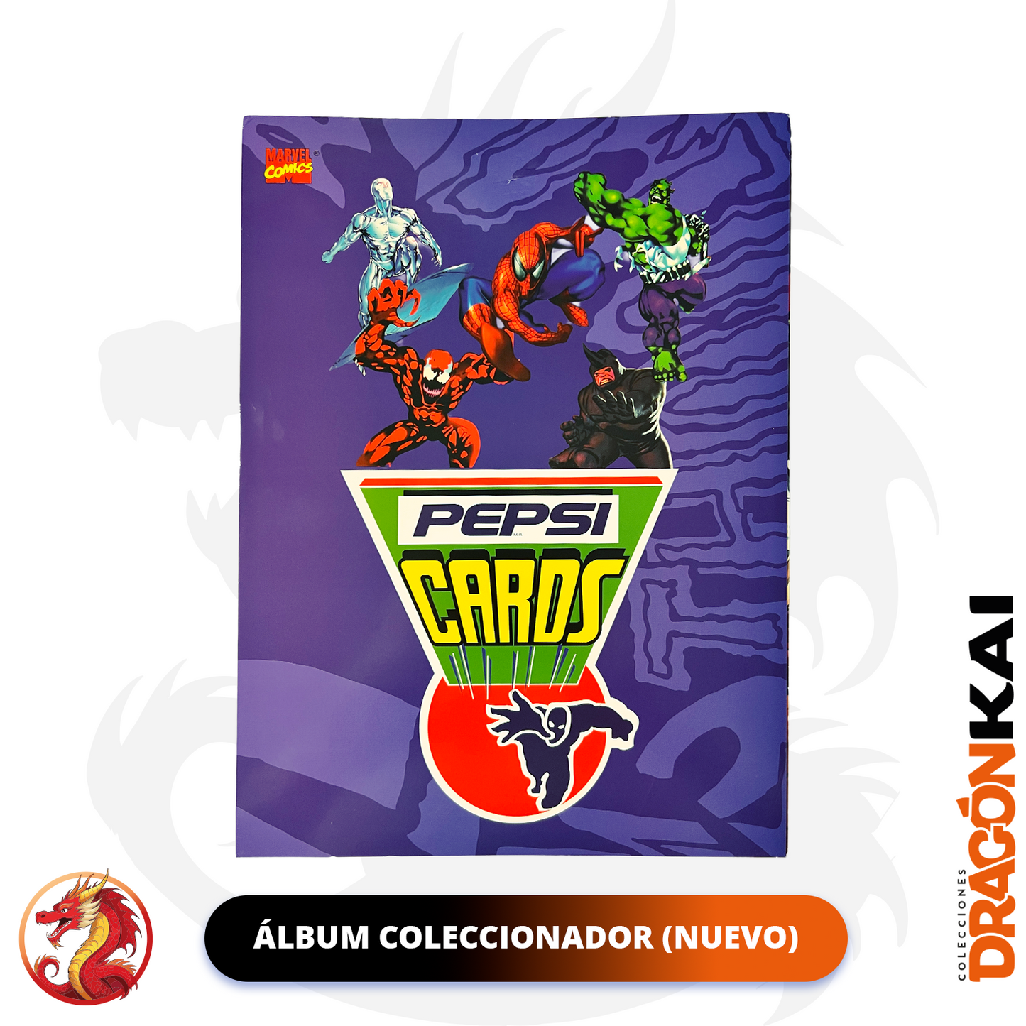 Pepsi Cards Marvel (Re.) | Set completo de tarjetas + coleccionador y micas