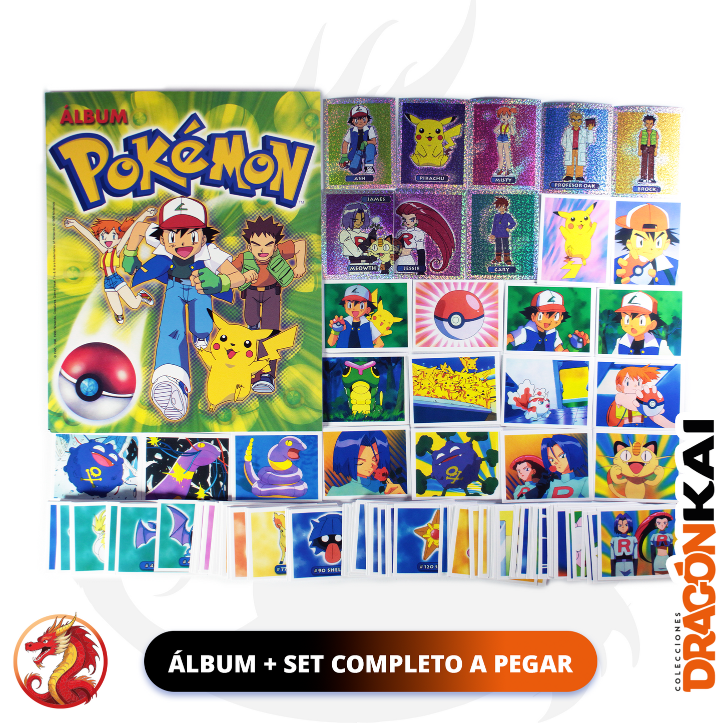 Álbum Pokémon (Re. Navarrete) + Set completo a pegar