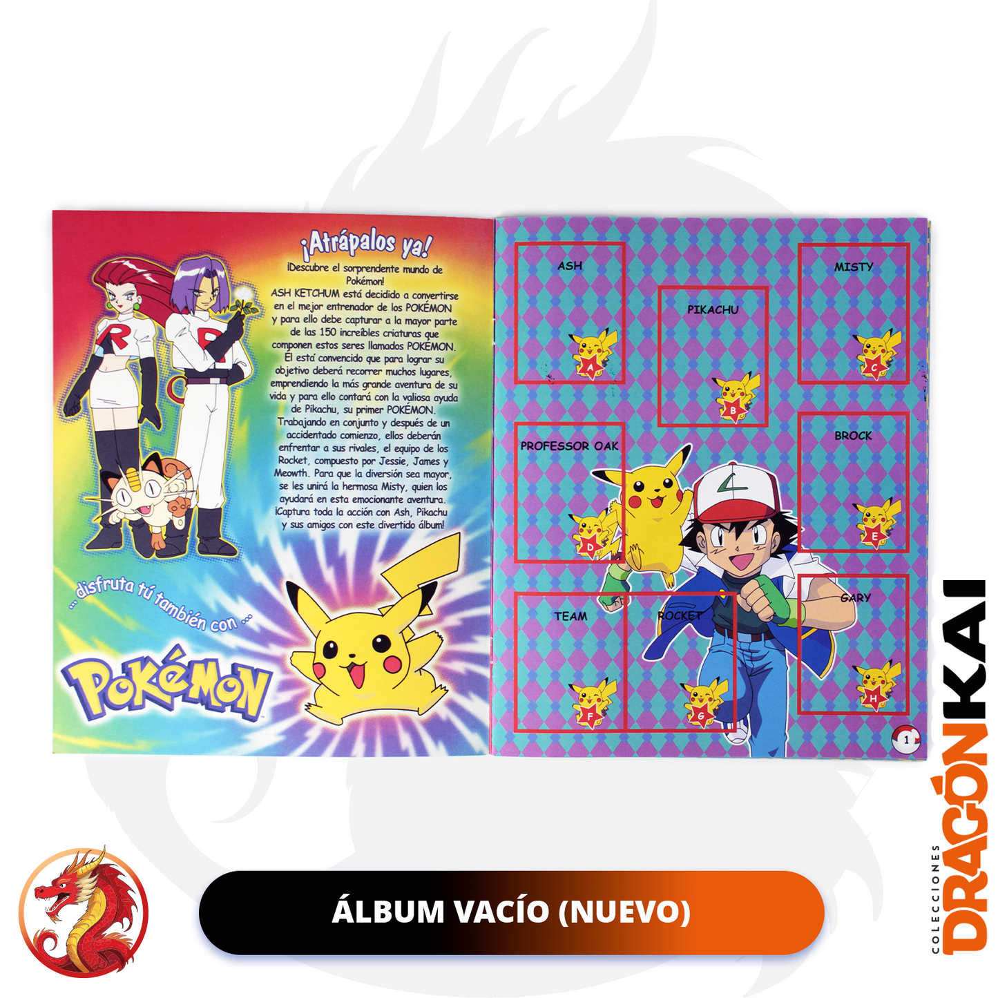 Álbum Pokémon (Re. Navarrete) + Set completo a pegar