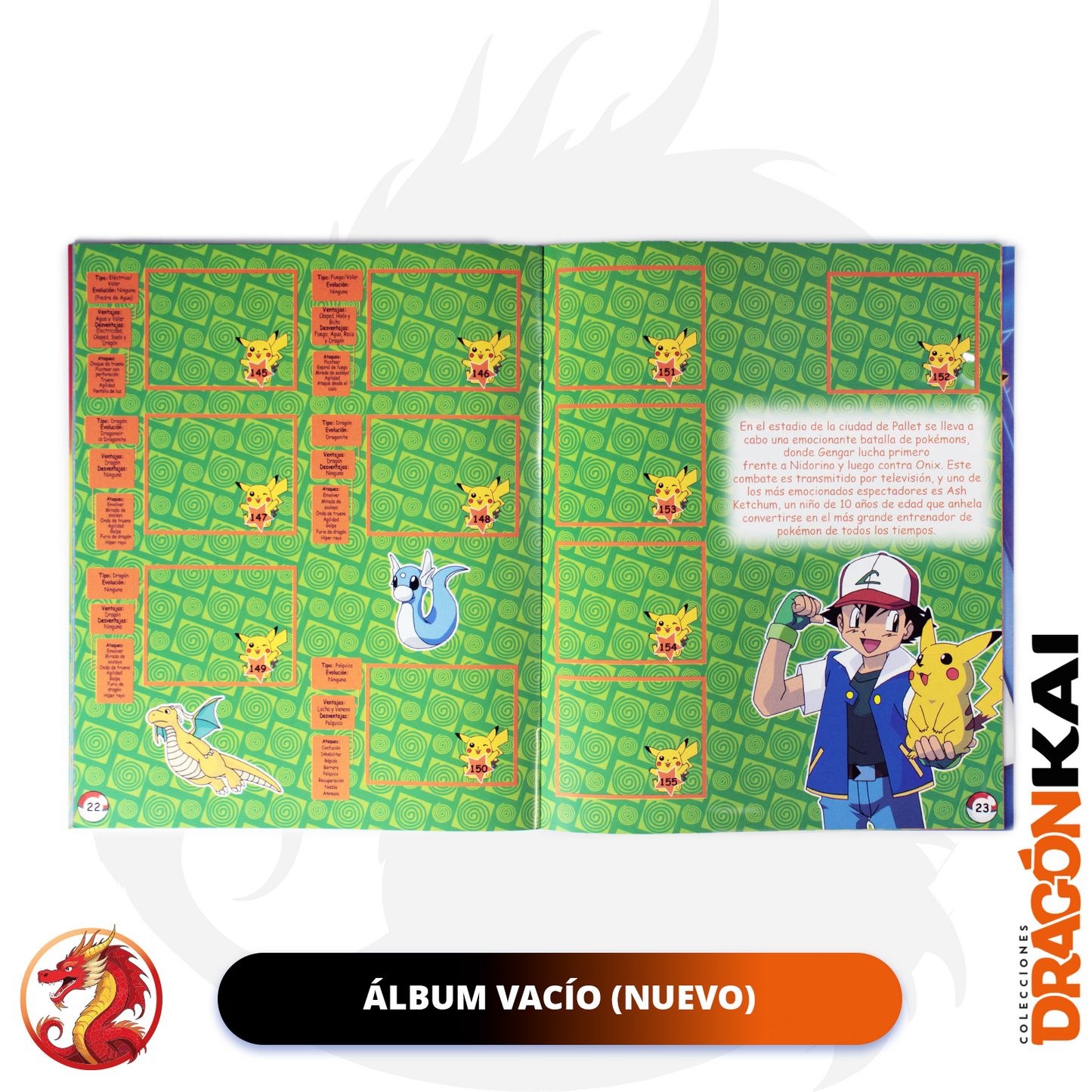 Álbum Pokémon (Re. Navarrete) + Set completo a pegar