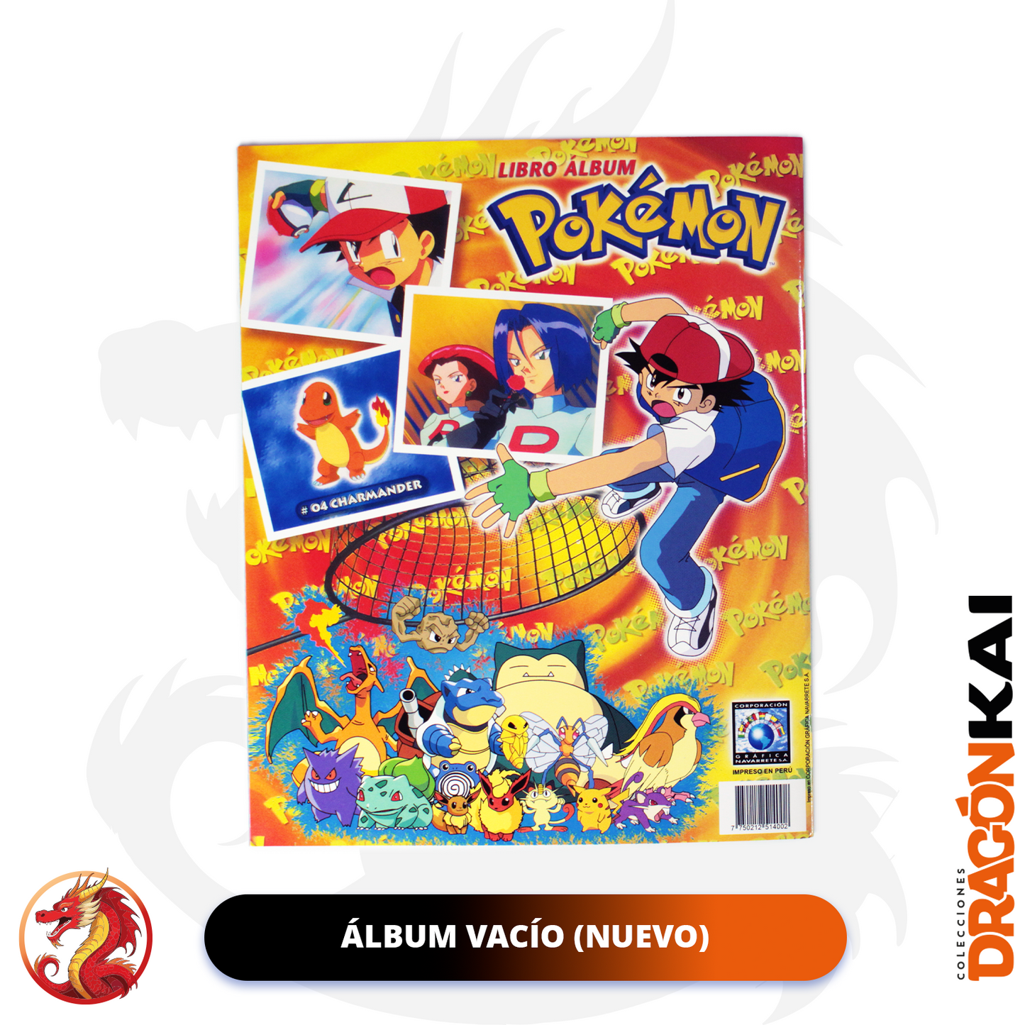 Álbum Pokémon (Re. Navarrete) + Set completo a pegar