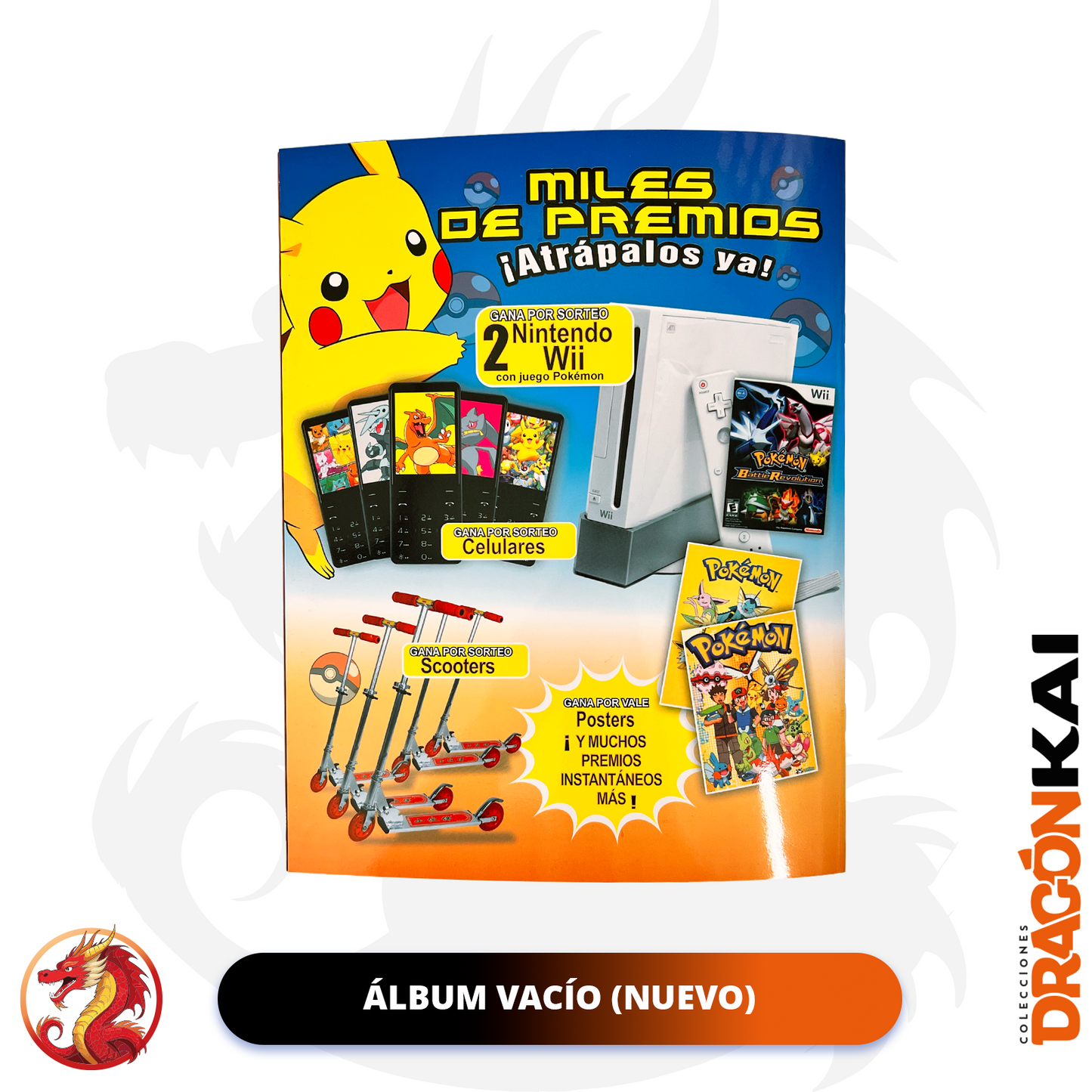 Álbum Pokemon Evoluciones (Re. Navarrete) + Set completo a pegar