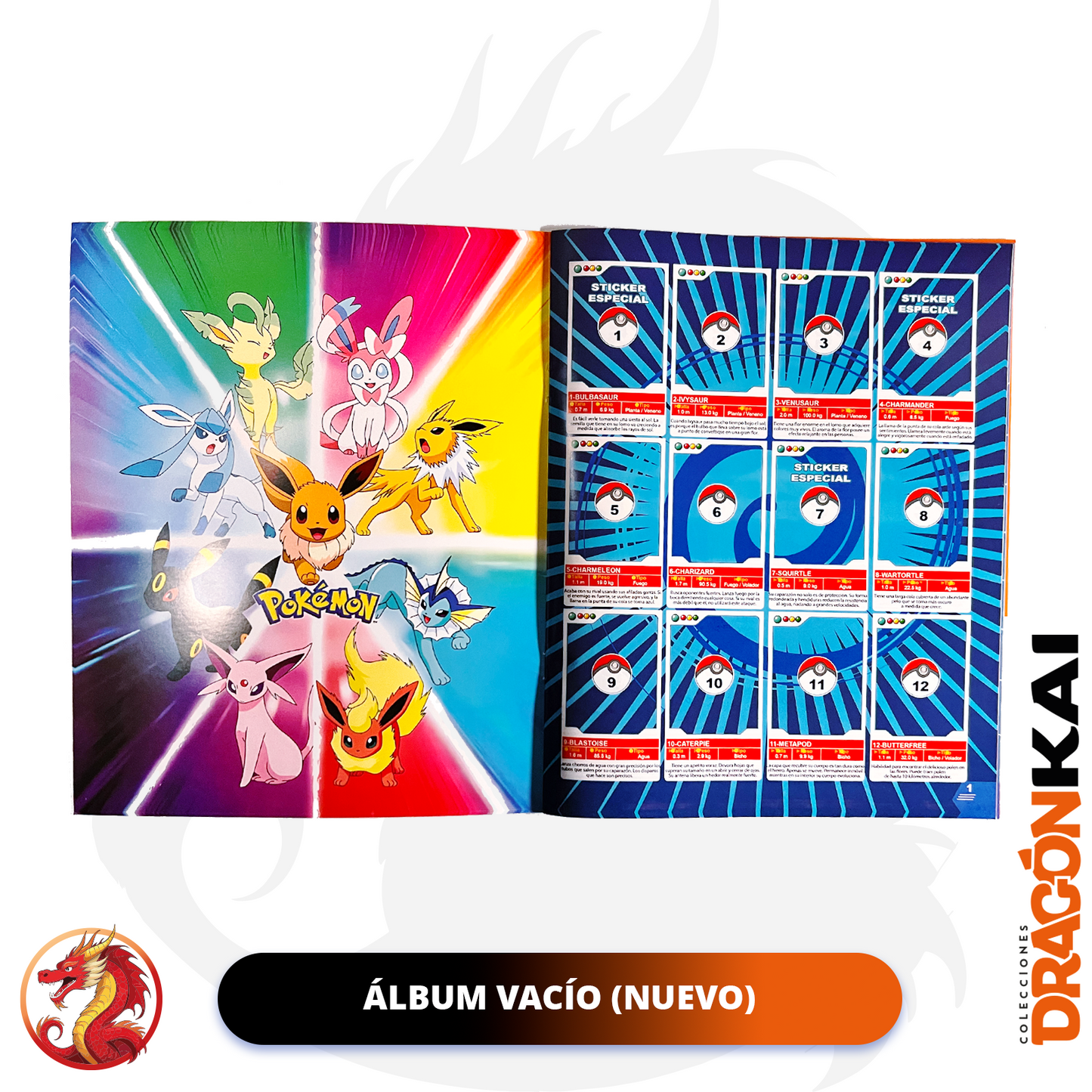 Álbum Pokémon Pokedex (Re. Navarrete) + Set completo a pegar