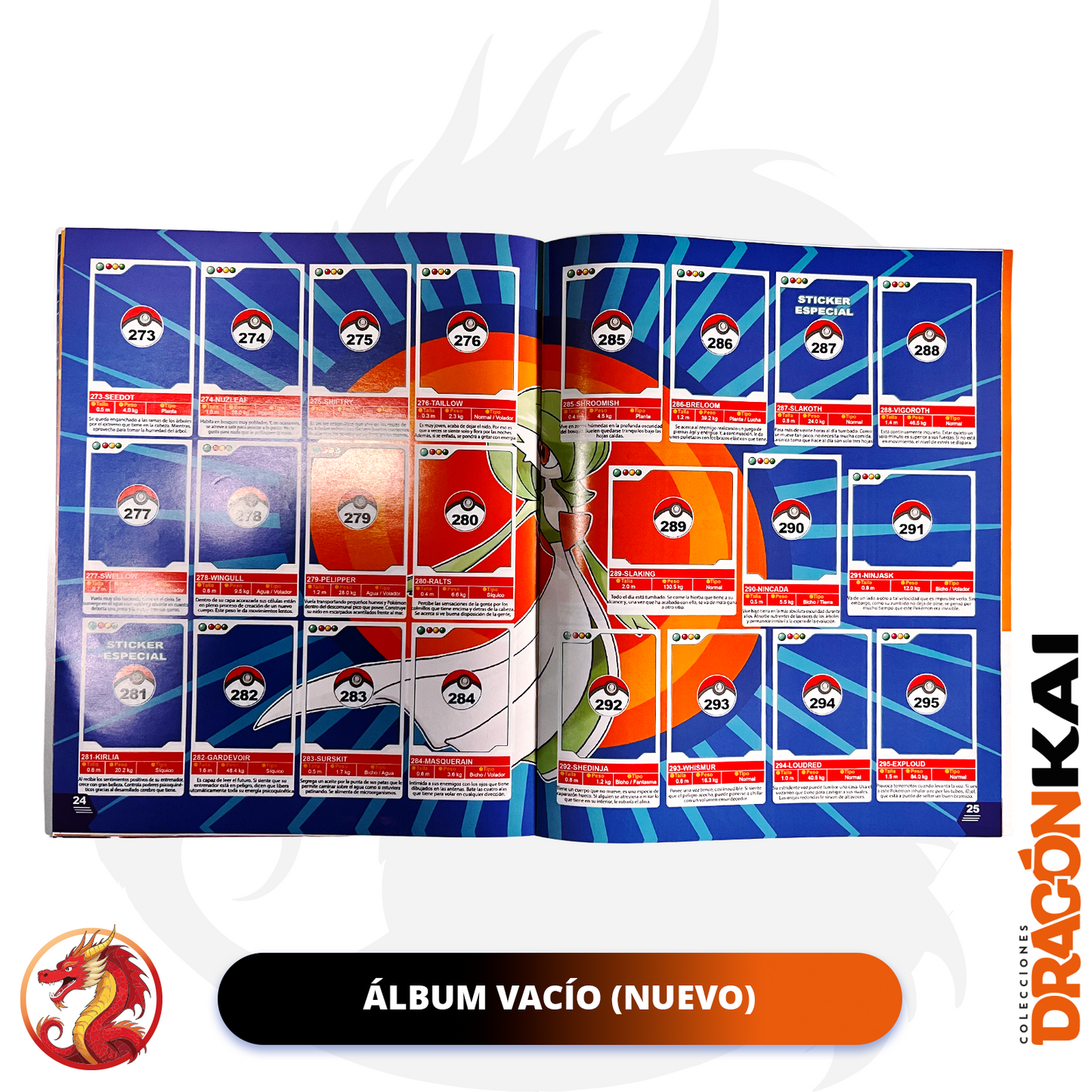 Álbum Pokémon Pokedex (Re. Navarrete) + Set completo a pegar