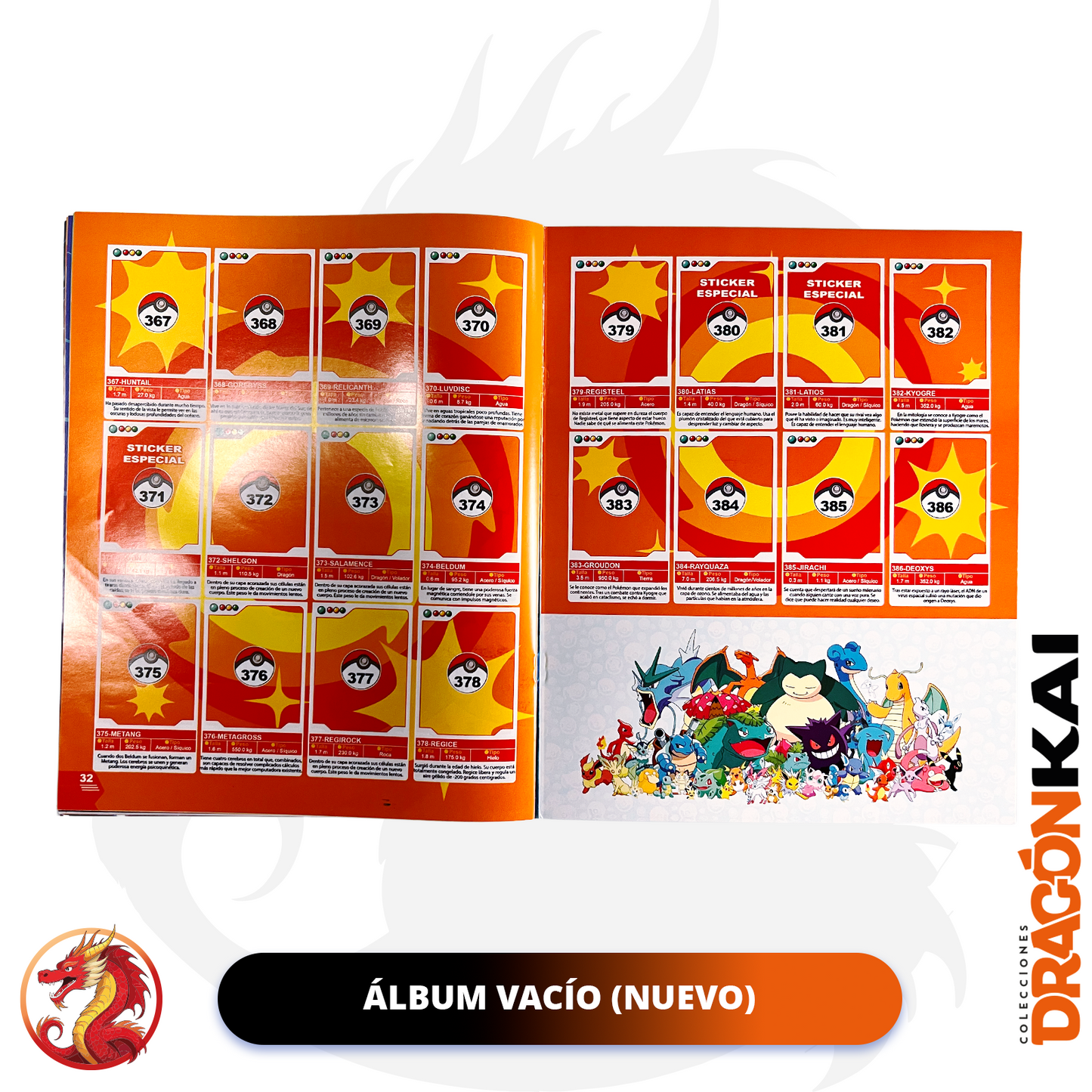 Álbum Pokémon Pokedex (Re. Navarrete) + Set completo a pegar