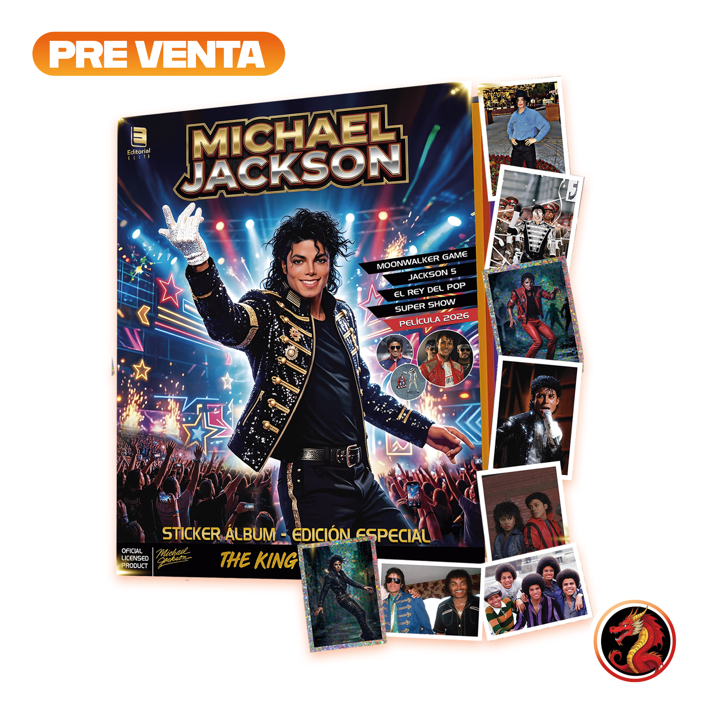 Michael Jackson – The King of Pop | Álbum Pasta Dura + Set Completo | PREVENTA