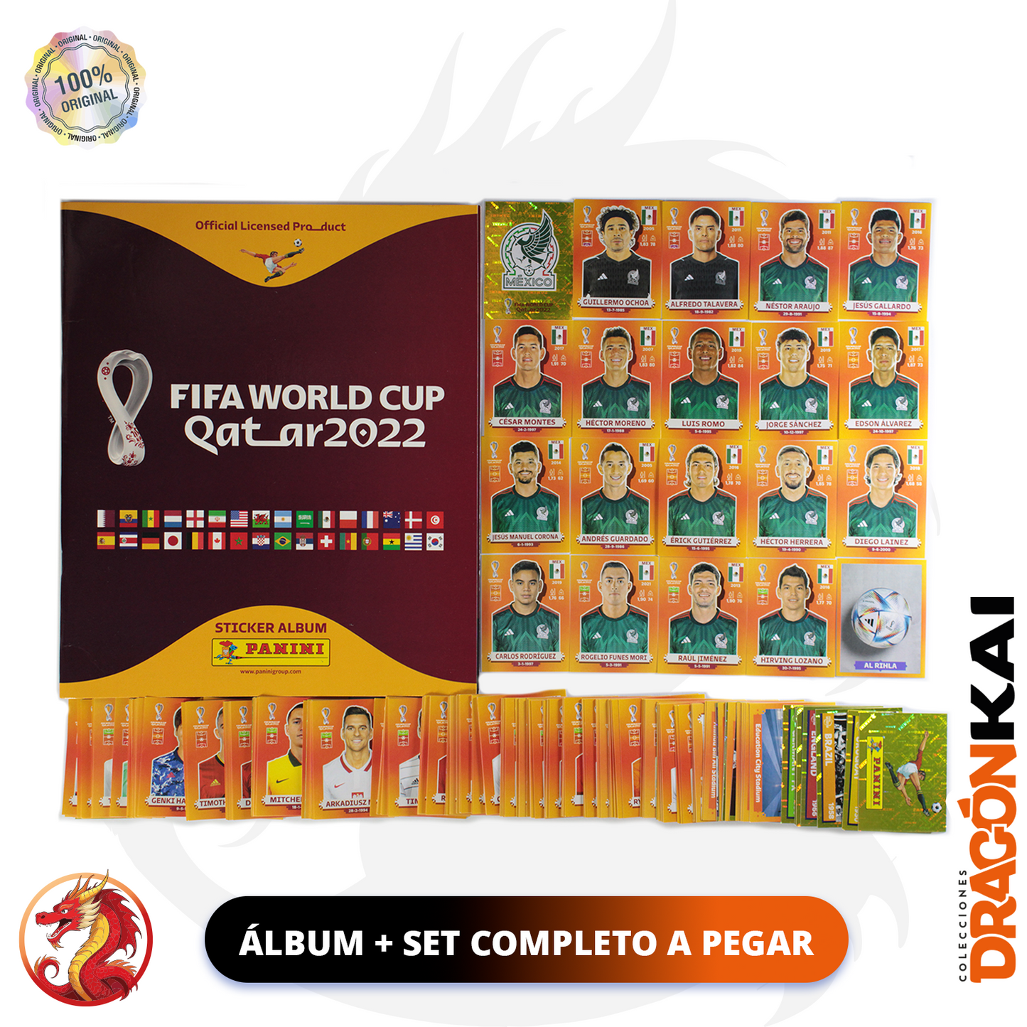 Álbum Qatar 2022 (Panini) + Set completo a pegar