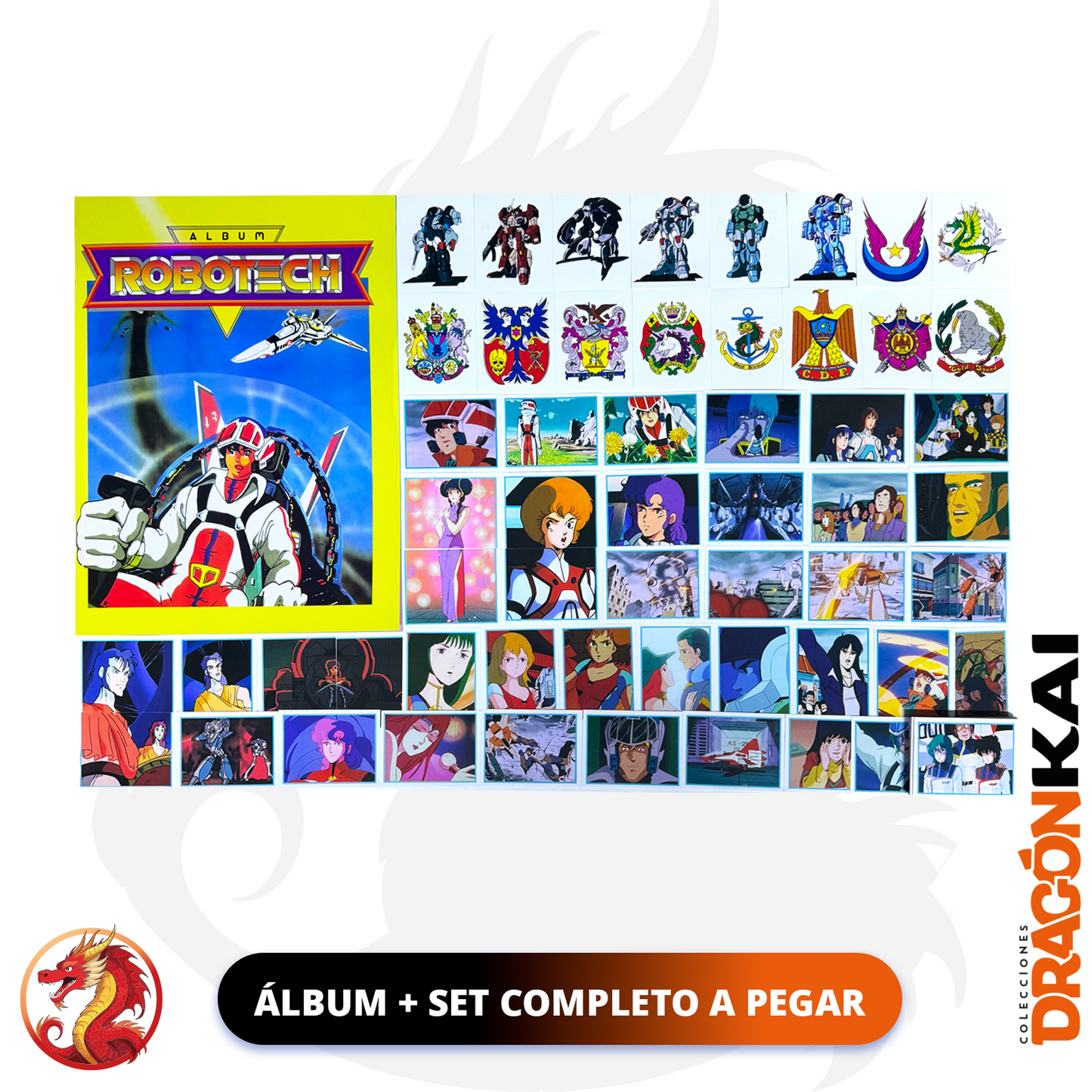 Álbum Robotech (Re. Salo) + Set completo a pegar