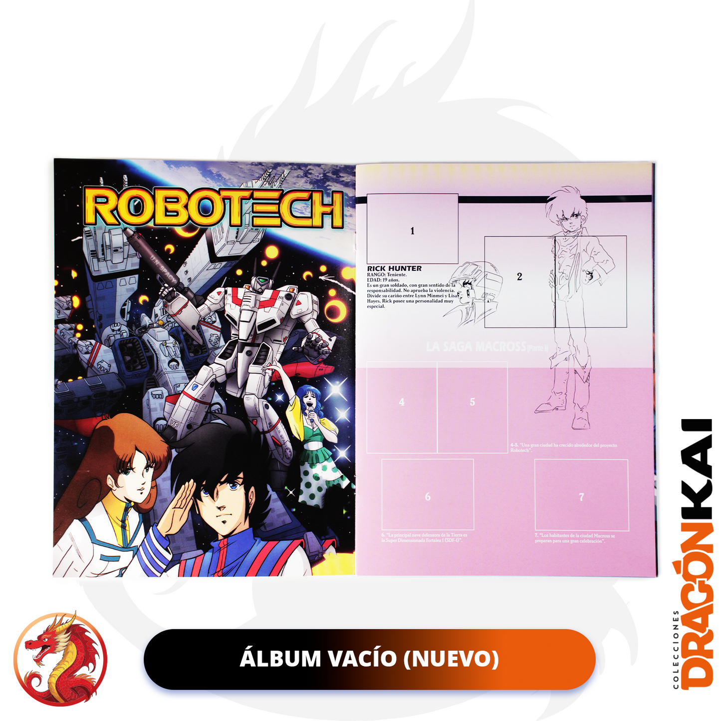 Álbum Robotech (Re. Salo) + Set completo a pegar