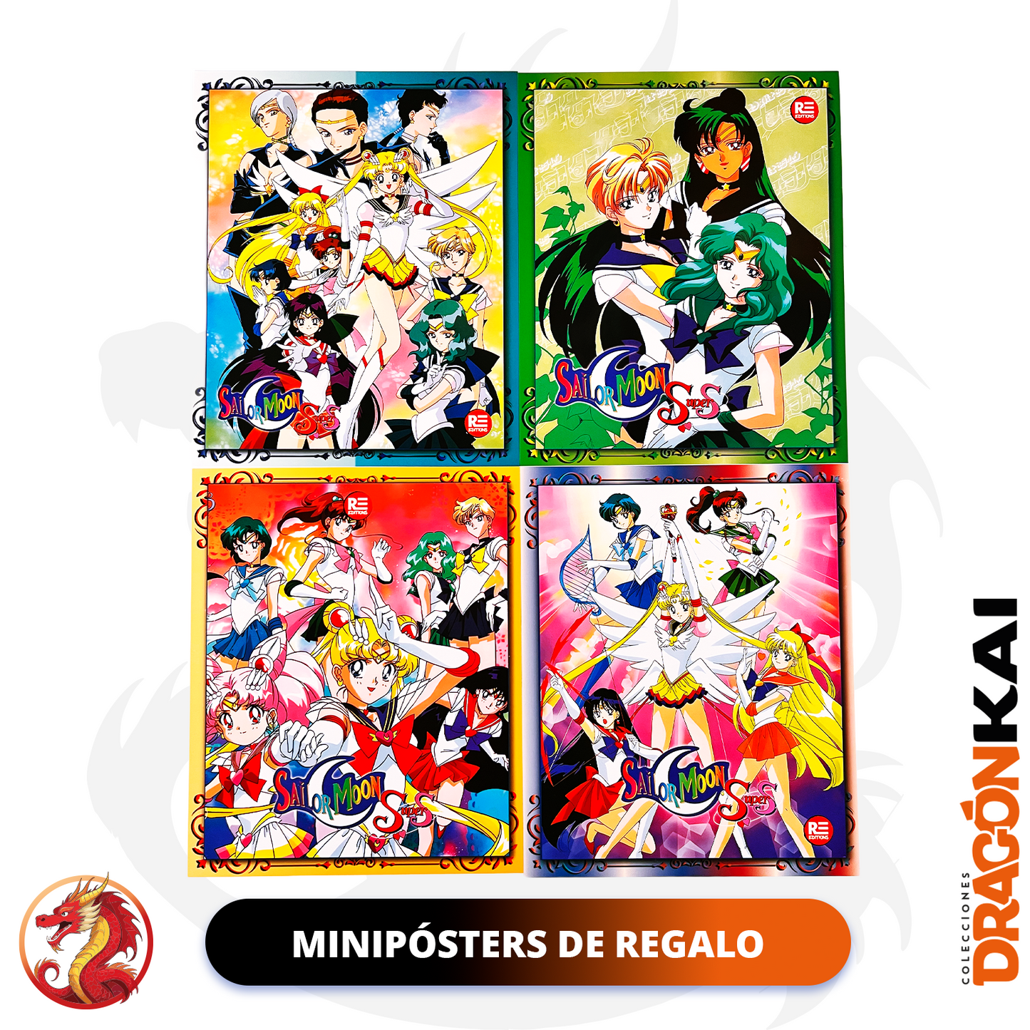 Álbum Sailor Moon Super S (Re. Salo) + Set completo a pegar