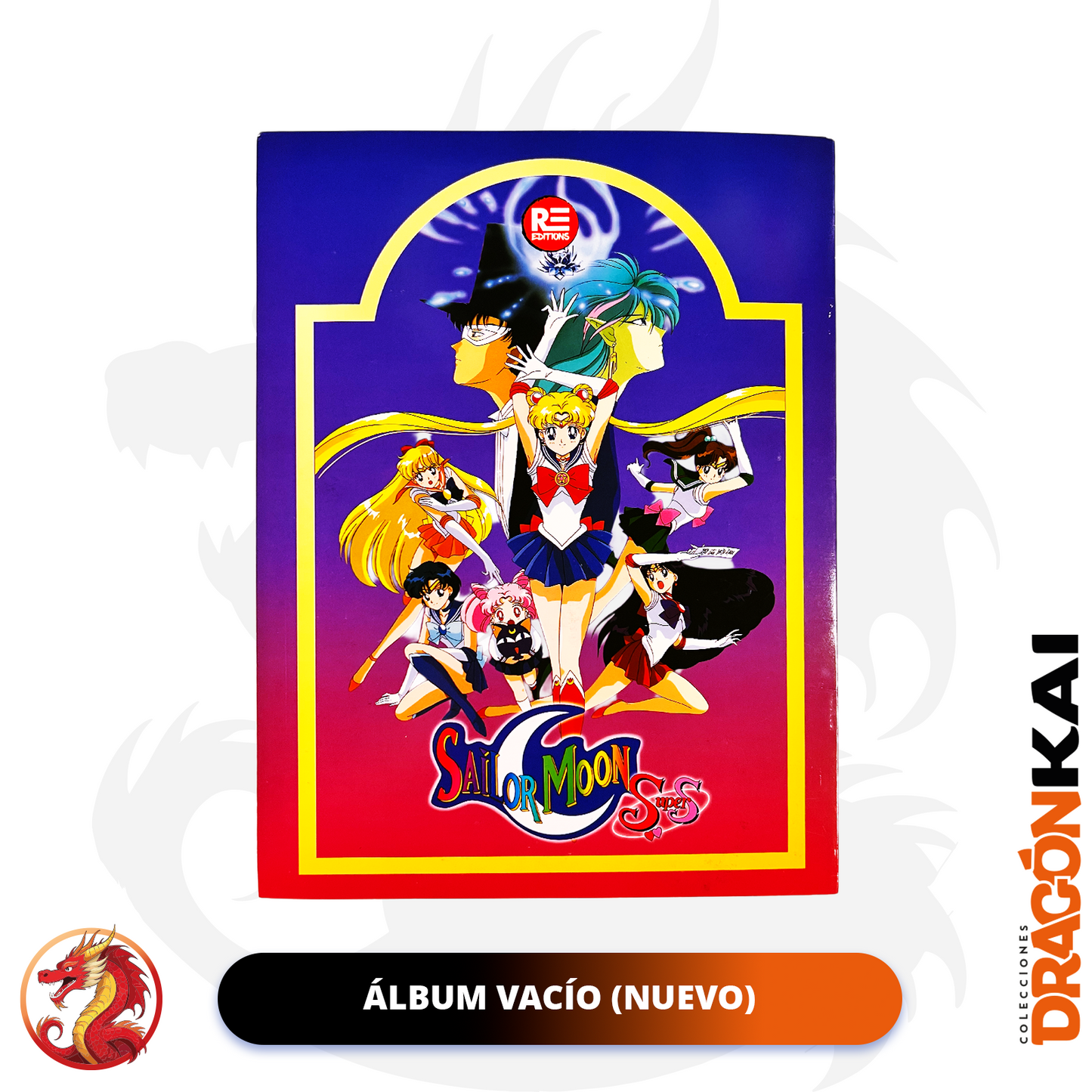Álbum Sailor Moon Super S (Re. Salo) + Set completo a pegar