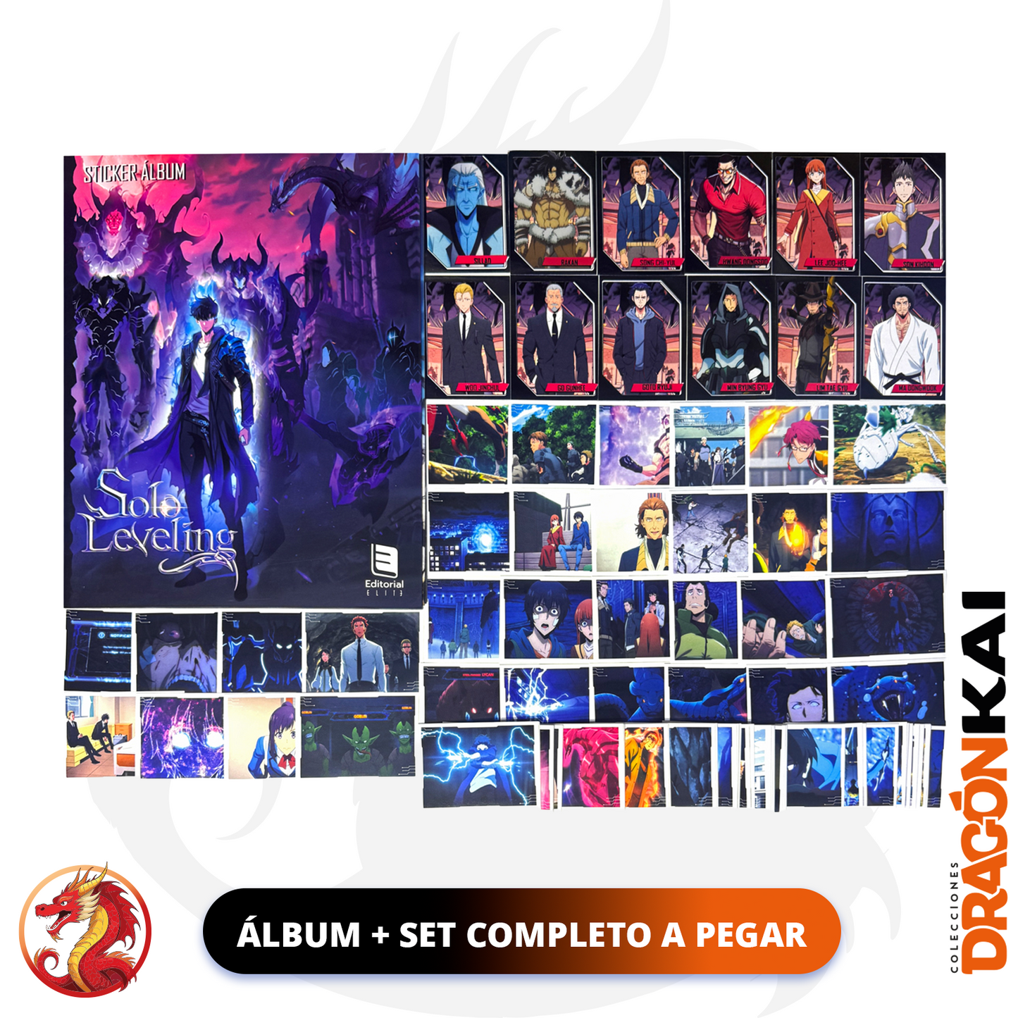 Álbum Solo Leveling + Set completo a pegar
