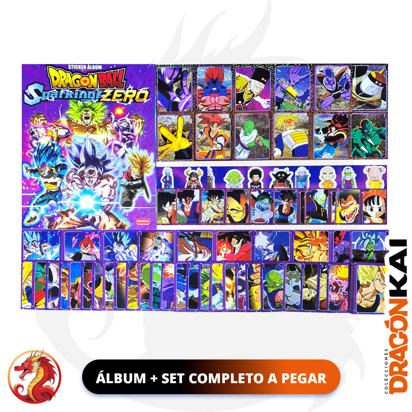Álbum Dragon Ball Sparking Zero + Set Completo a pegar