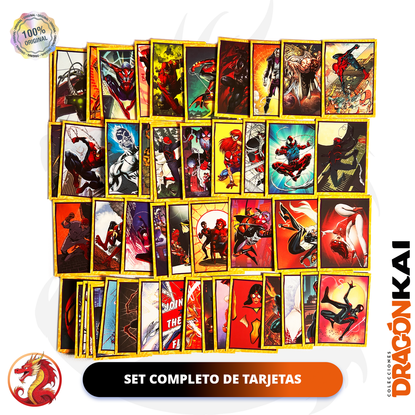 Álbum Spiderman Multiverso (Panini) + Set completo de tarjetas y estampas a pegar