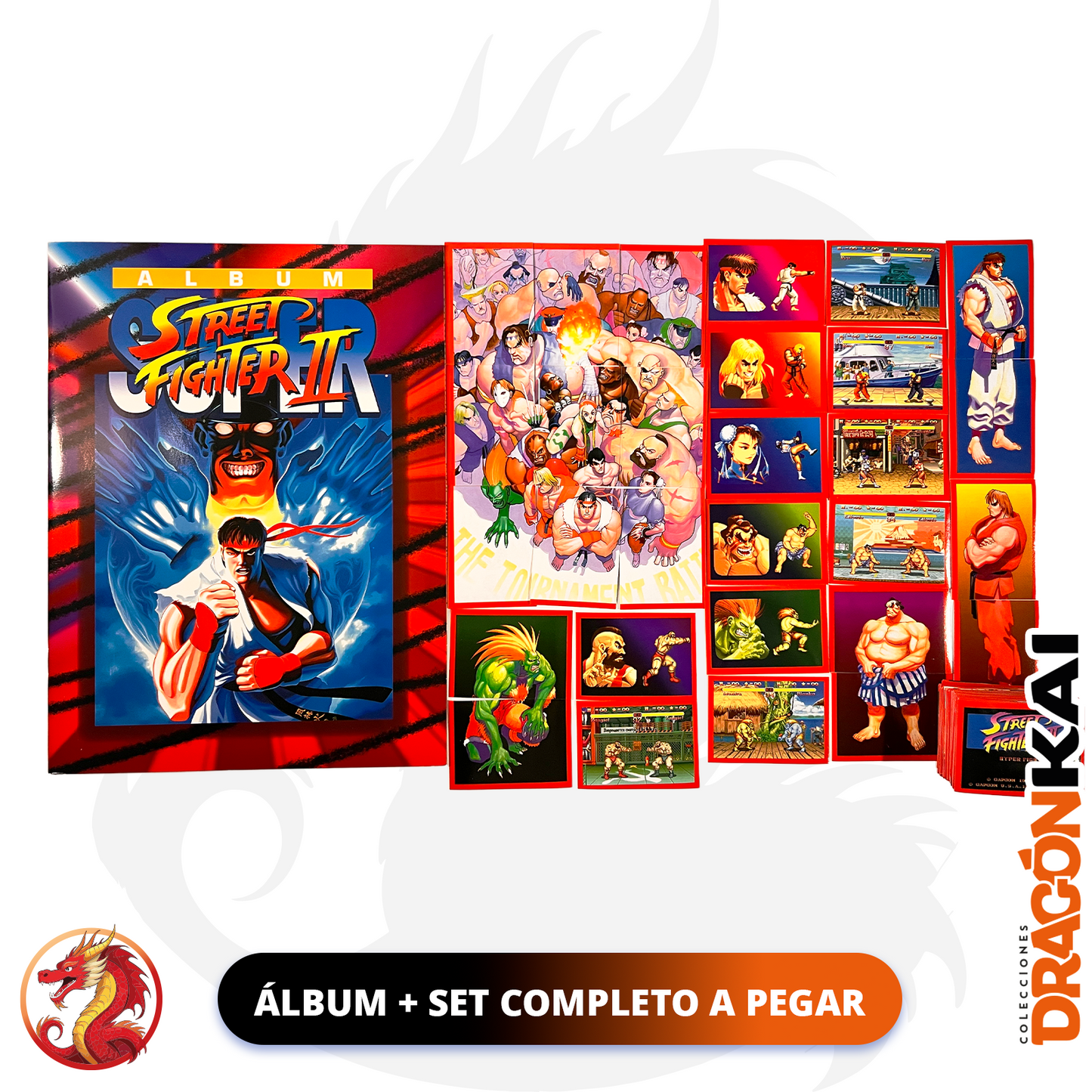 Álbum Street Fighter II (Re. Salo) + Set completo a pegar