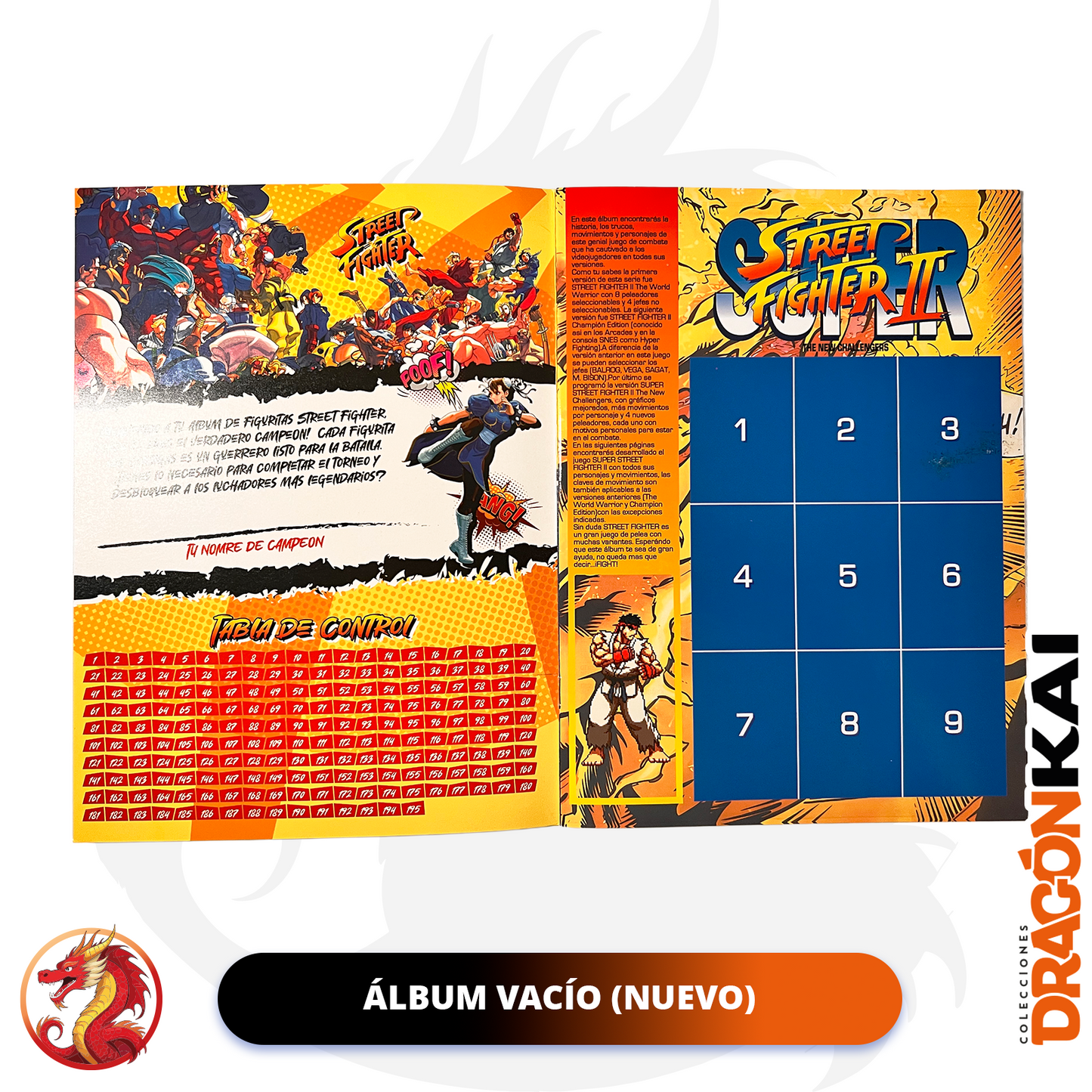Álbum Street Fighter II (Re. Salo) + Set completo a pegar