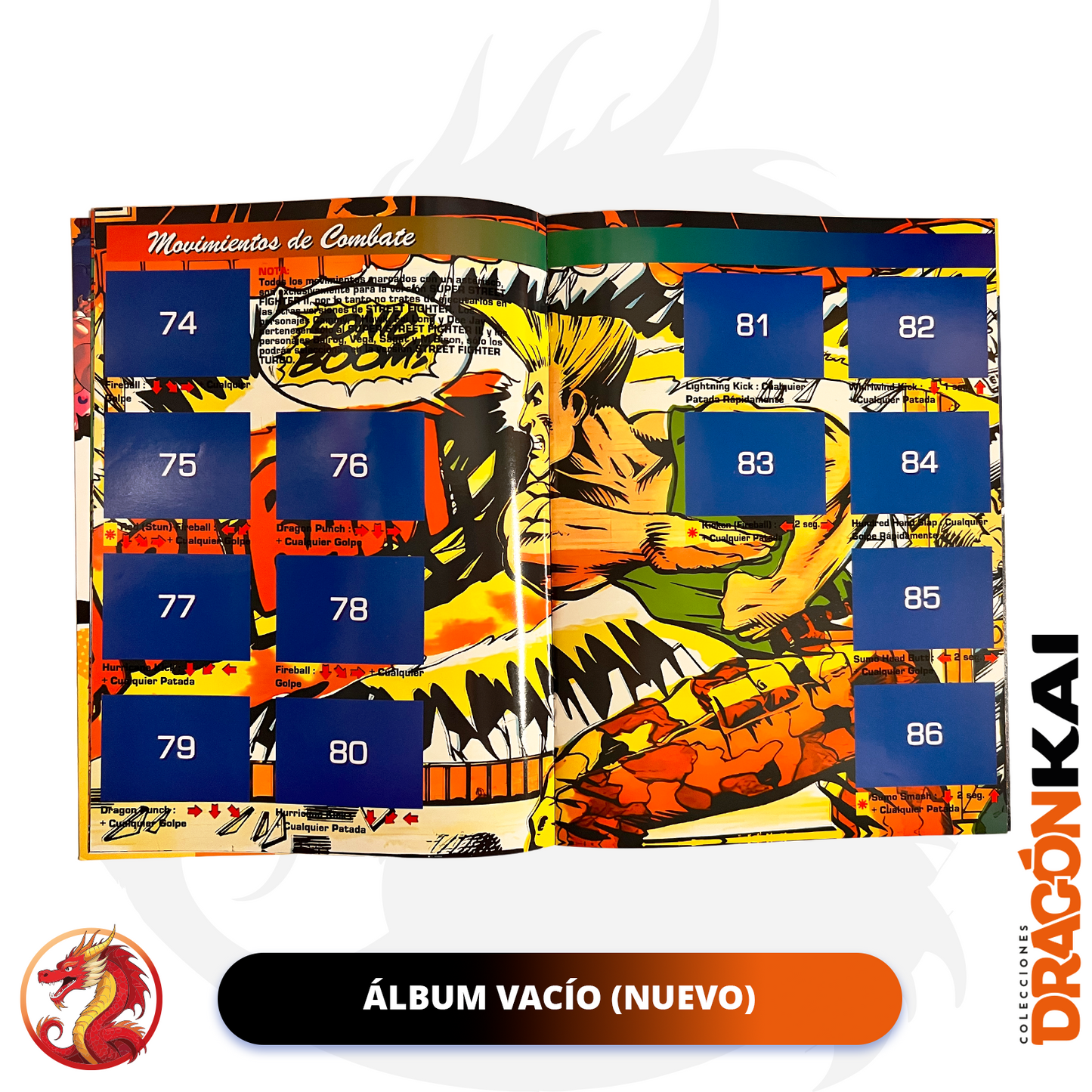 Álbum Street Fighter II (Re. Salo) + Set completo a pegar