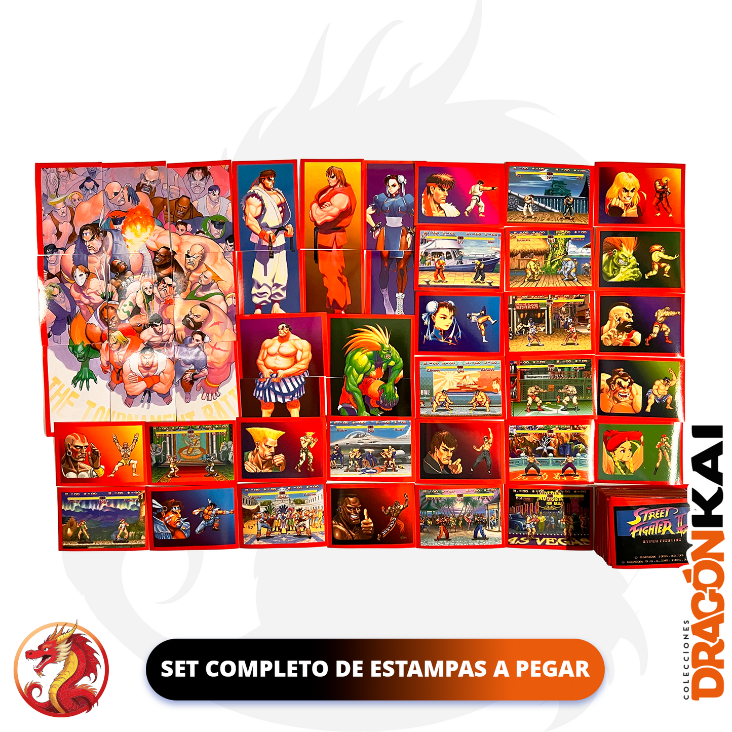 Álbum Street Fighter II (Re. Salo) + Set completo a pegar