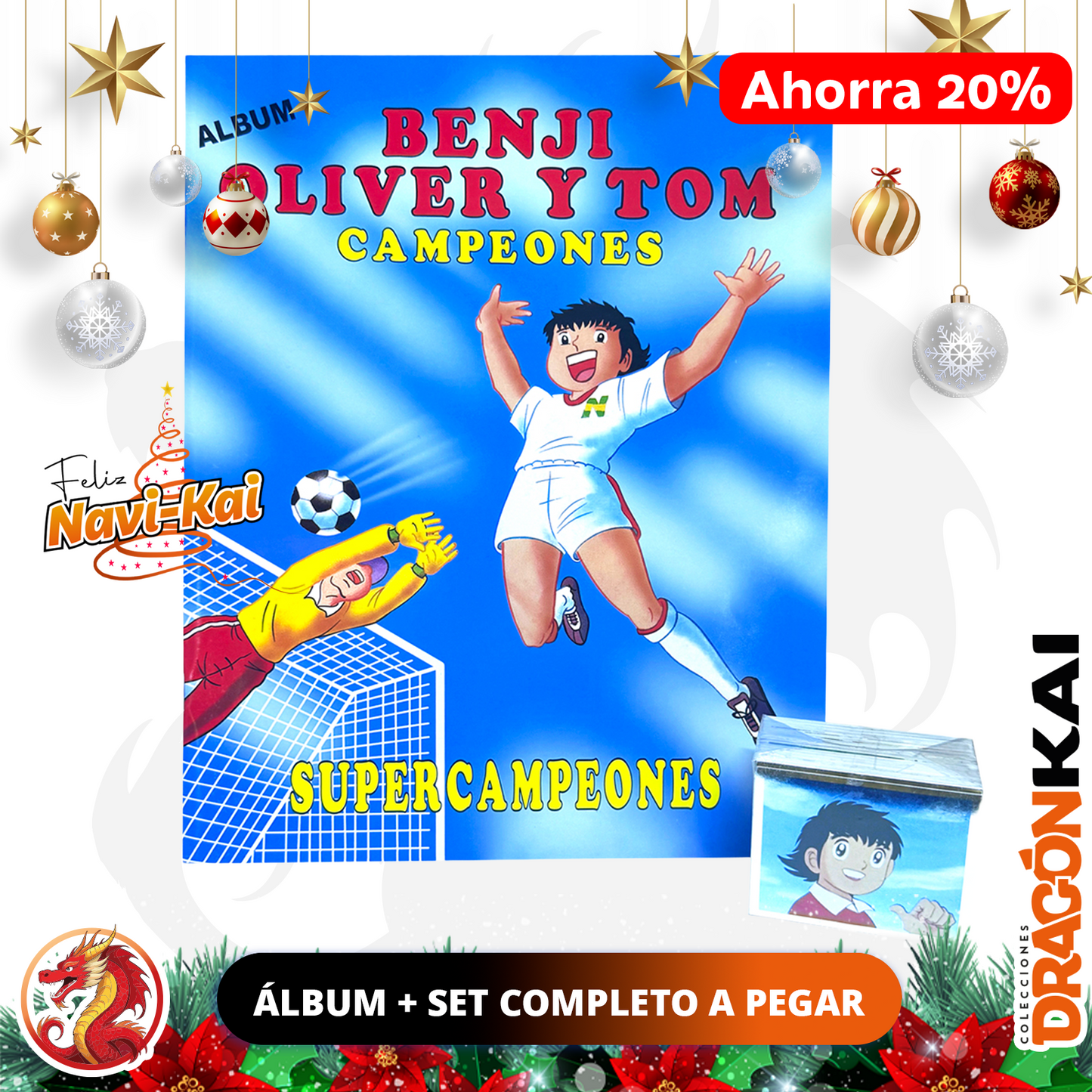Álbum Super Campeones (Re. Navarrete) + Set completo a pegar