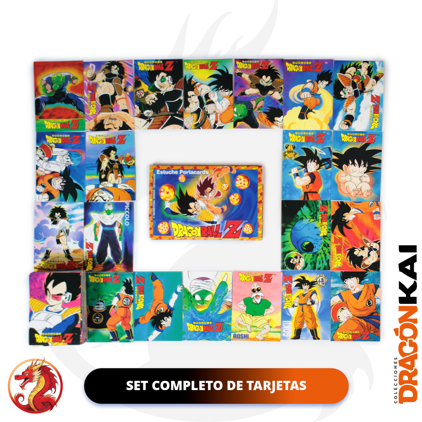 Tarjetas «Dragon Ball Z 1» + caja porta tarjetas