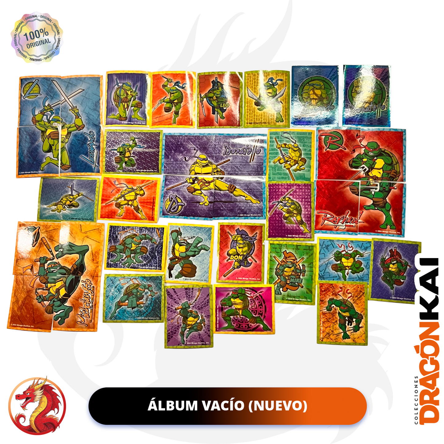 Álbum Tortugas Ninja (Navarrete) + Set completo a pegar