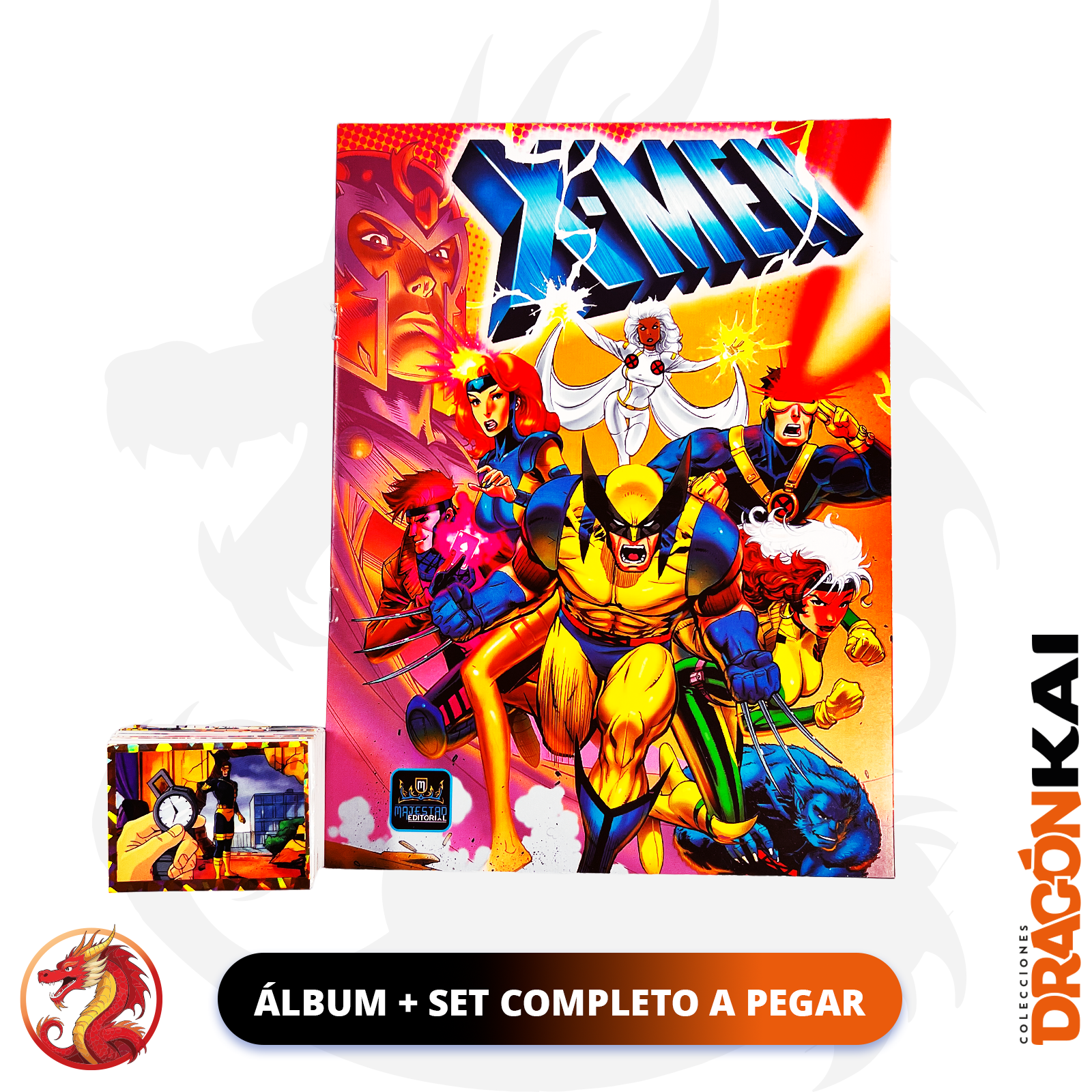 Álbum X-men + Set completo a pegar – Dragon Kai
