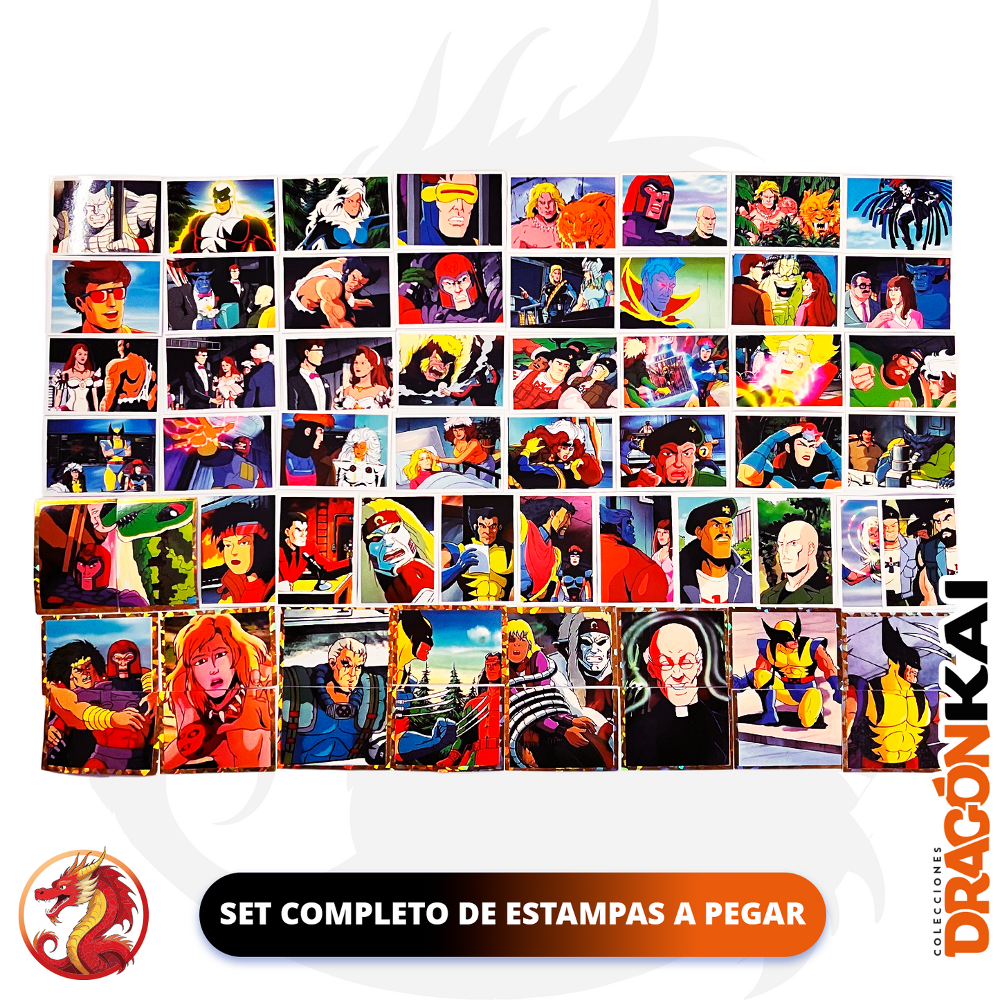 Álbum X-men + Set completo a pegar