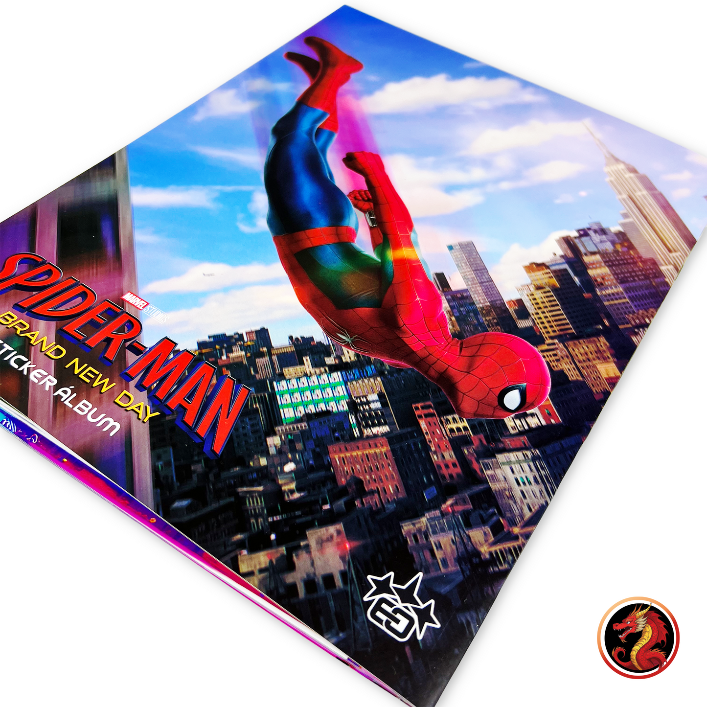 Álbum Spiderman Brand New Day + Set completo de estampas y tarjetas