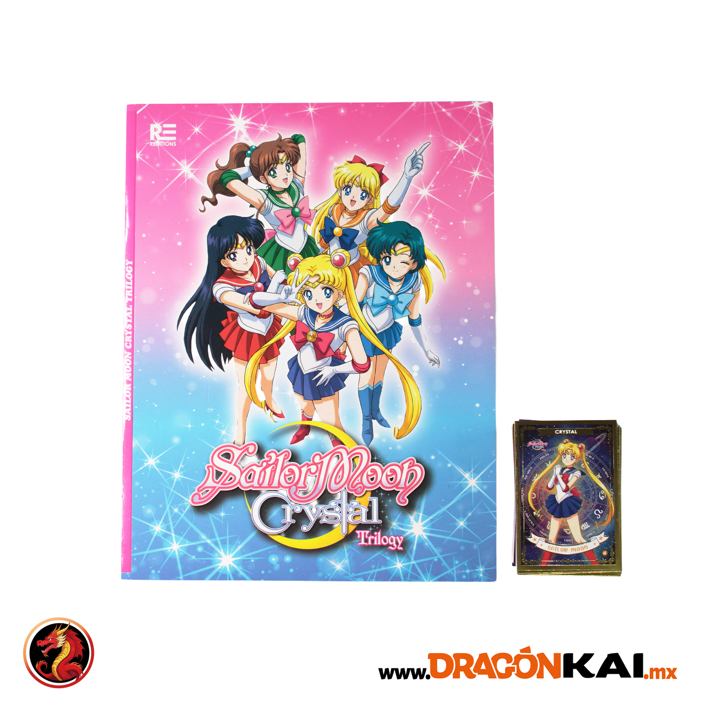 Álbum Pasta Dura Sailor Moon Crystal Trilogy + Set completo a pegar