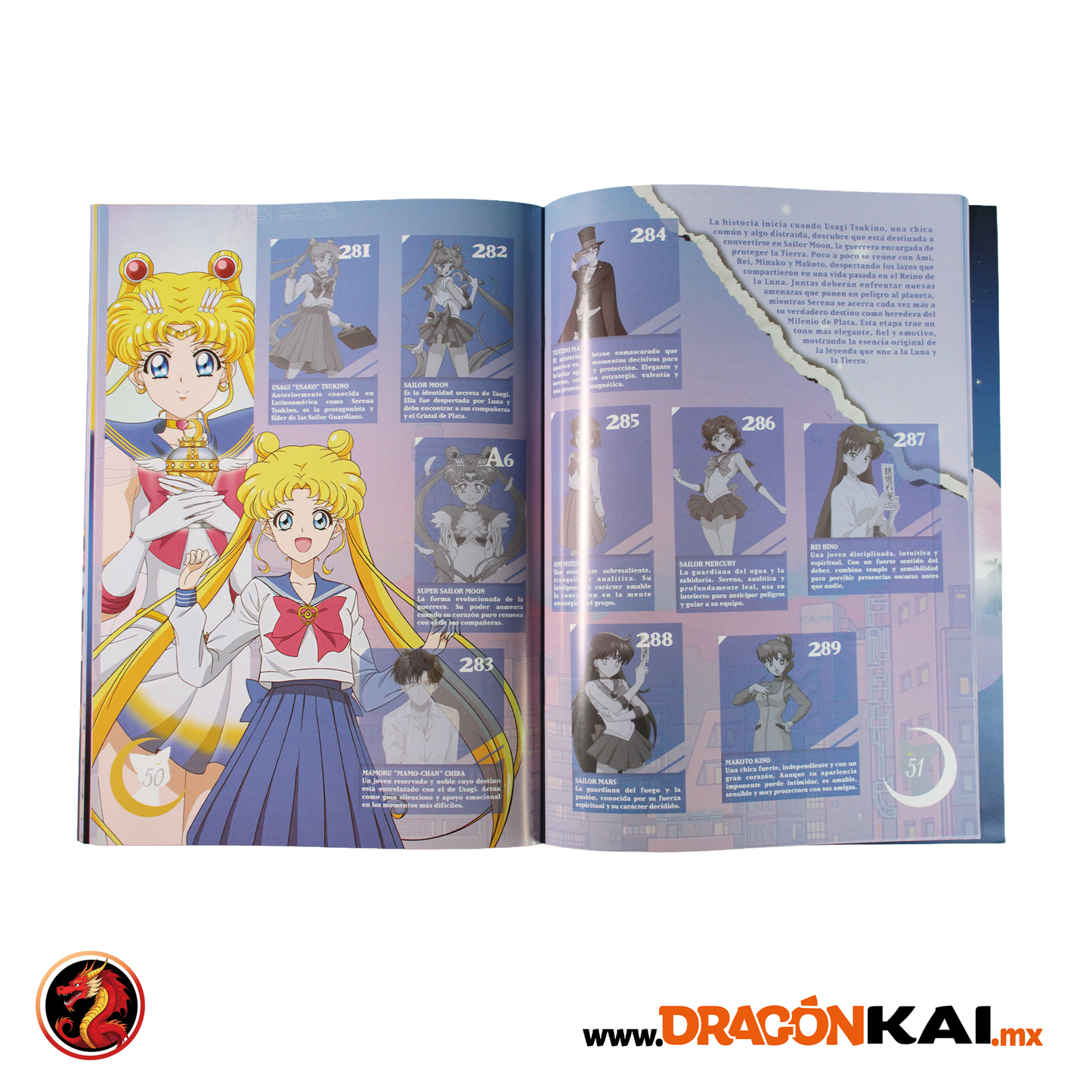 Álbum Enciclopedia Sailor Moon + Set completo a pegar